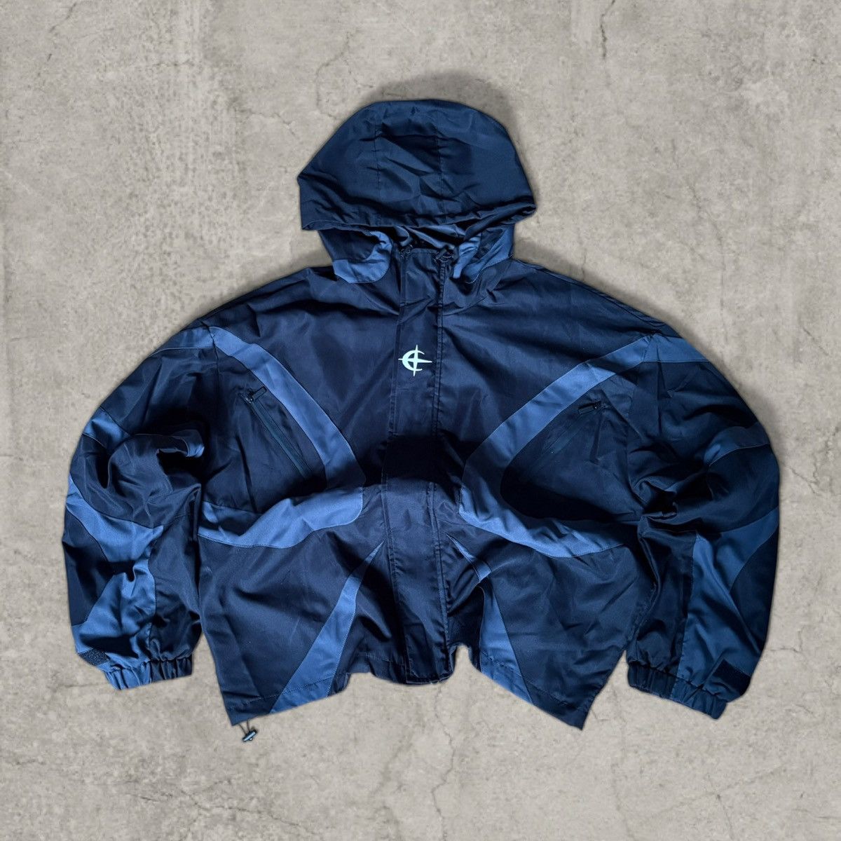 Japanese Brand Insane skate black gorpcore jacket with hood zip up. Size L Size US L / EU 52-54 / 3 - 1 Thumbnail