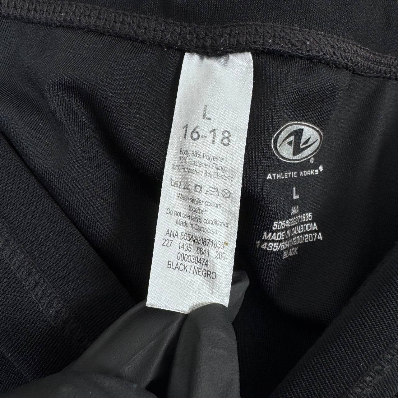 Other Athletic Works Womens Black Capri Leggings Cropped Size L Size 30" / US 8 / IT 44 - 5 Thumbnail