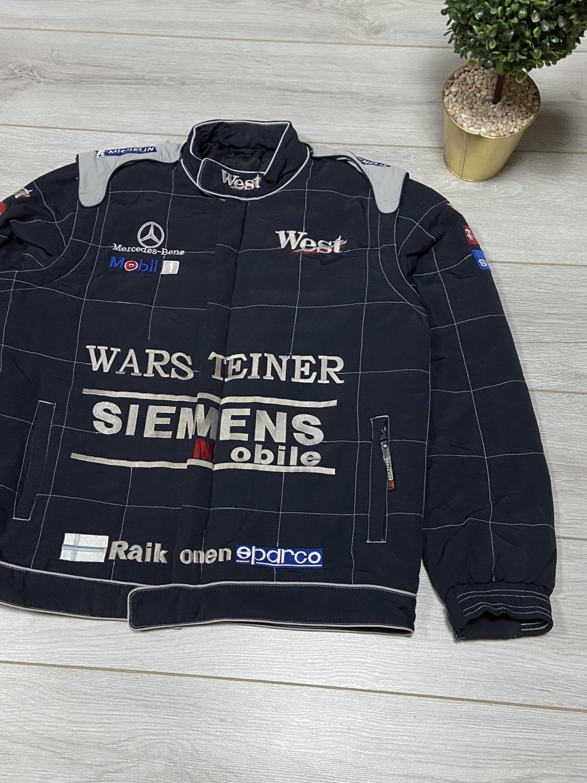 Mercedes-Benz Mercedes Siemens Warsteiner Micheline West bomber jacket Size US XL / EU 56 / 4 - 3 Thumbnail