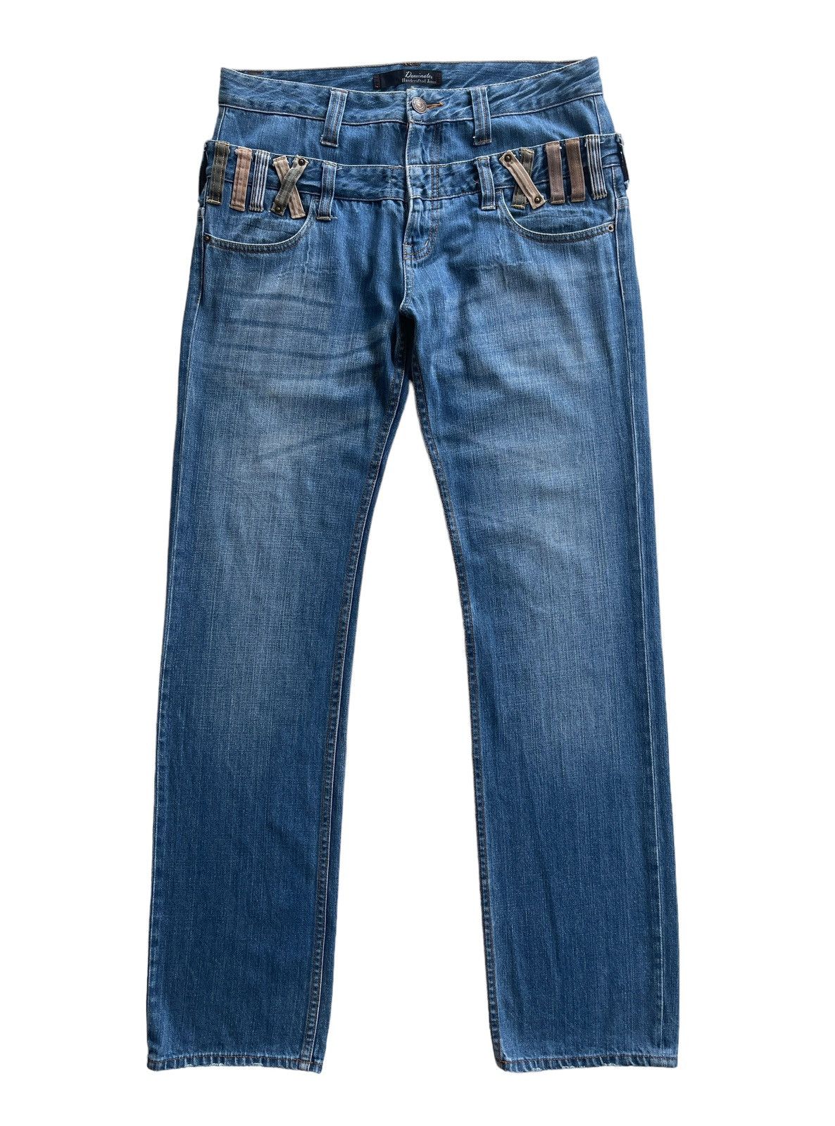 Japanese Brand Japanese Vintage Double Waist Denim Size US 32 / EU 48 - 1 Thumbnail