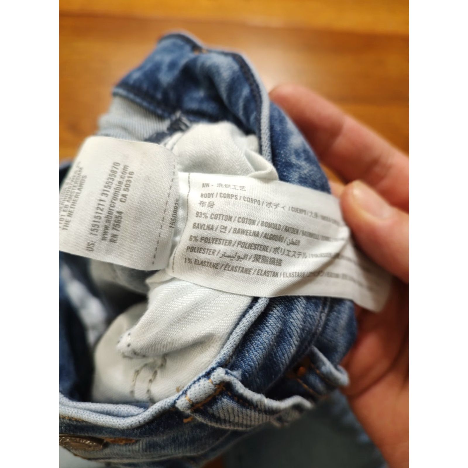 Abercrombie & Fitch Abercrombie & Fitch Jeans Womens 4/27 X 28 Inseam Super Skinny Ankle High Rise Size 27" / US 4 / IT 40 - 7 Thumbnail