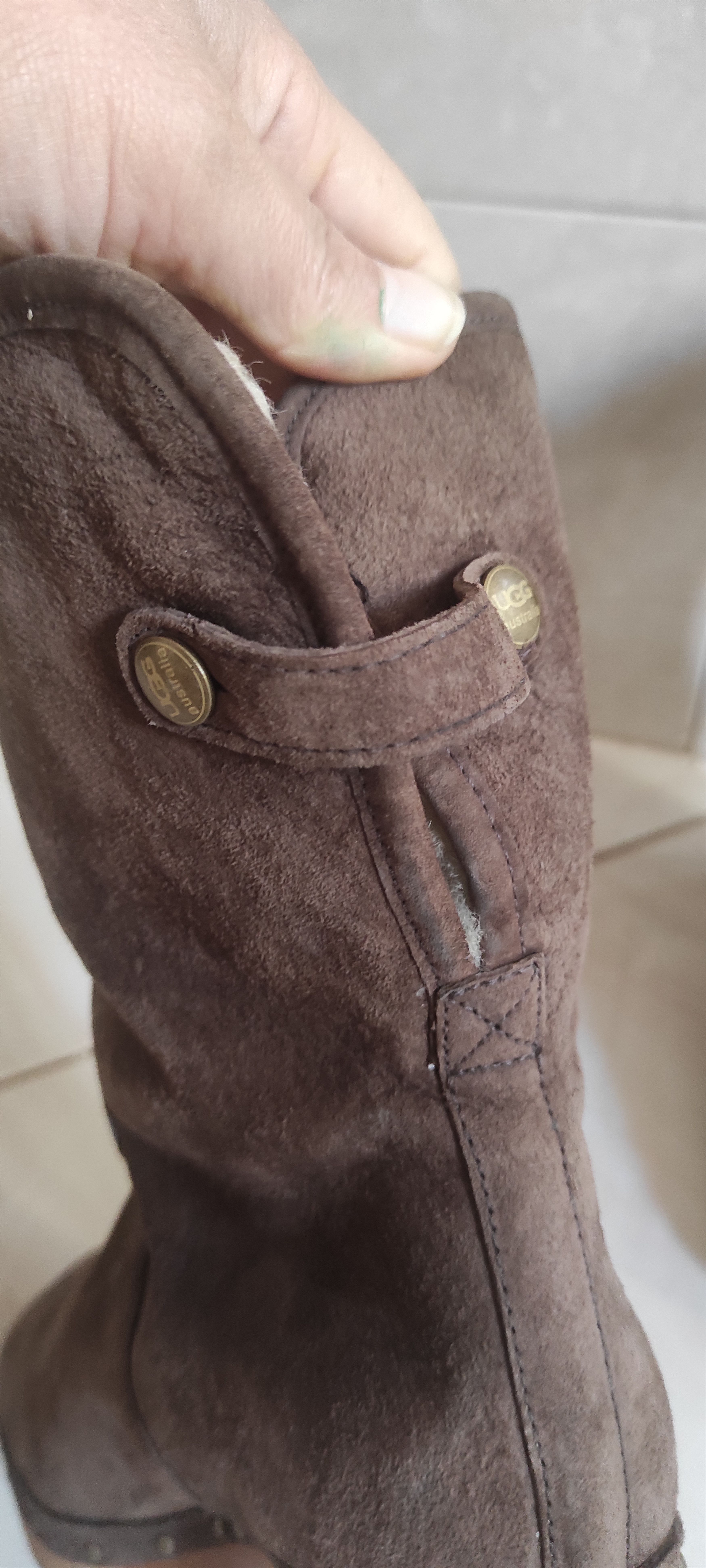 Ugg UGG Women’s Brown Suede Leather Studded Clog Booties Size US 8 / IT 38 - 8 Thumbnail