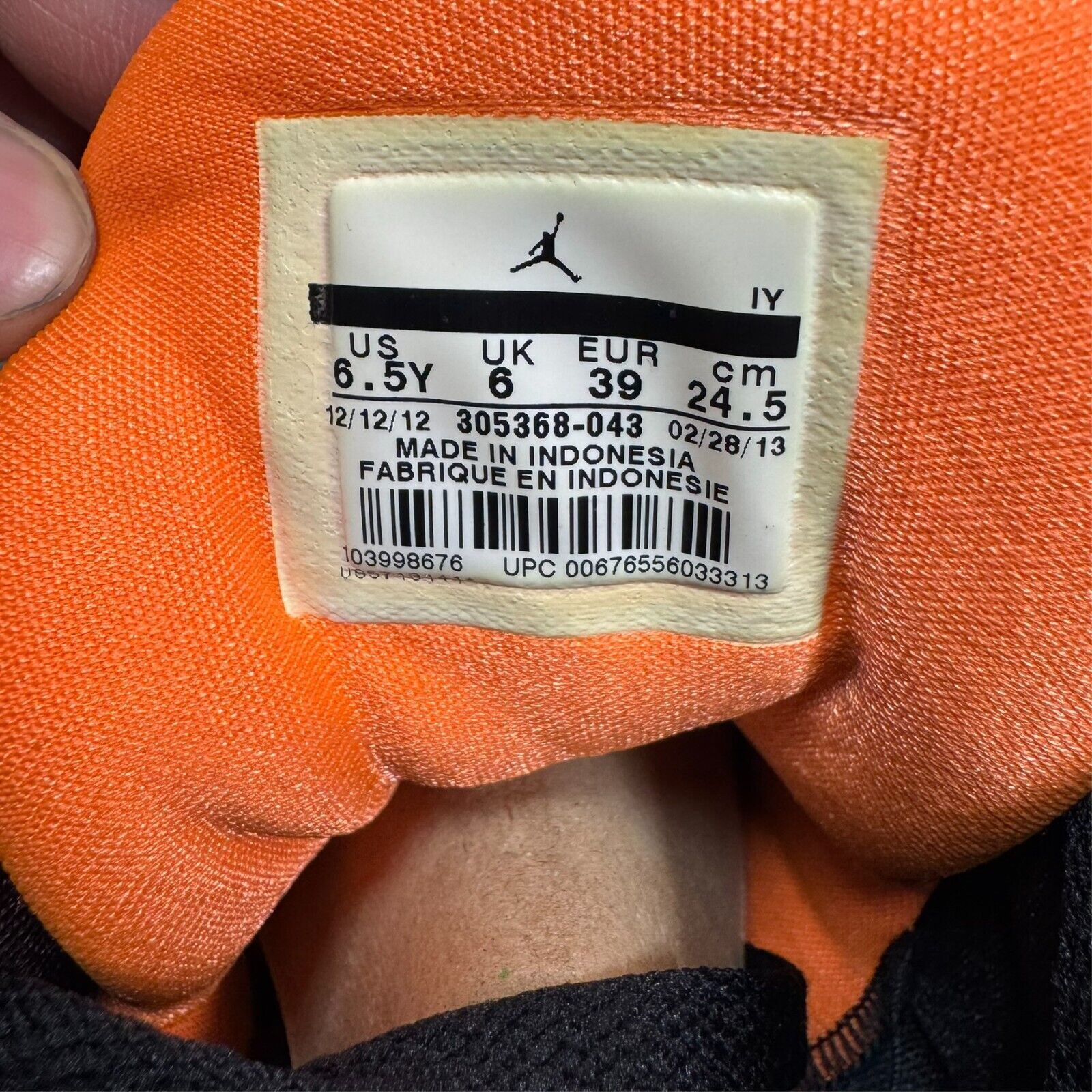 Nike Nike Air Jordan 8 Retro (GS) "Phoenix Suns" Size 6.5y/8w Size US 6 / IT 36 - 5 Thumbnail