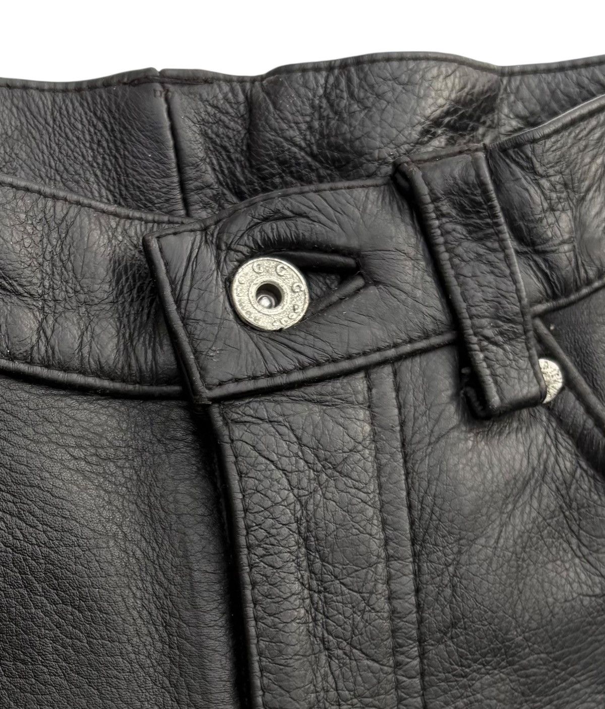 Leather GGG Pour Homme Bikers Moto Leather Pants Size US 28 / EU 44 - 6 Thumbnail