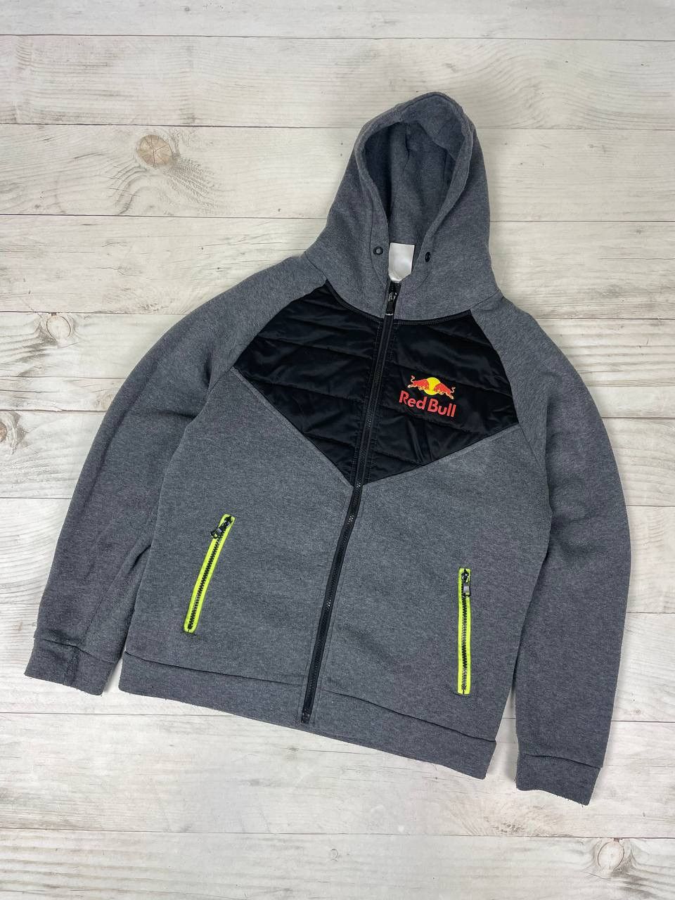 Red Bull Vintage Infiniti Red Bull Racing Jacket Hoodie Full Zip Size US L / EU 52-54 / 3 - 2 Thumbnail