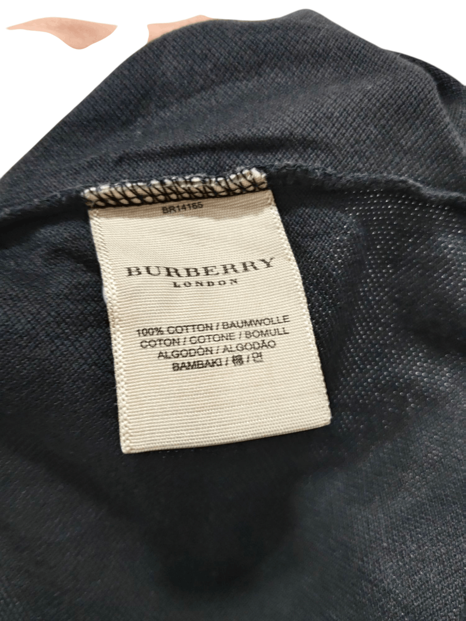 Burberry × Vintage Burberry Collar Long Sleeve Tshirt Size US S / EU 44-46 / 1 - 5 Thumbnail