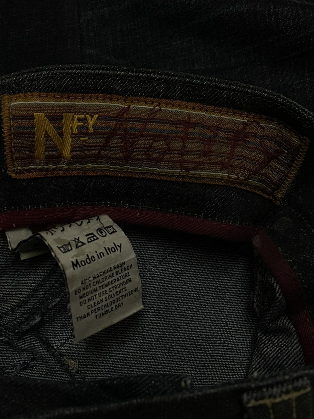 Notify VINTAGE NOTIFY CRAFTED JAPAN DESIGNER OG FLARED INDIGO DENIM Size US 28 / EU 44 - 16 Thumbnail