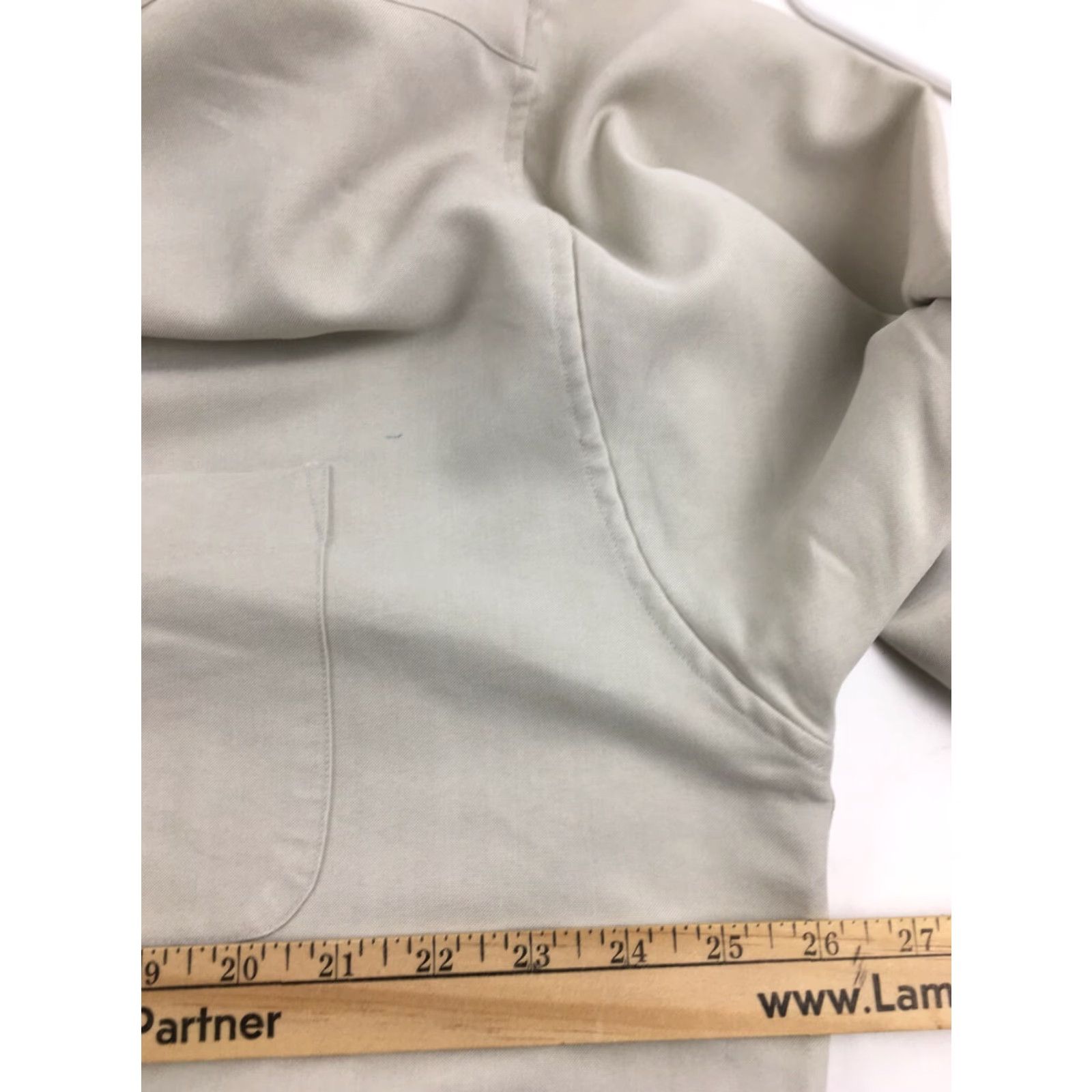 Chaps Chaps Ralph Lauren Dress Shirt Men's Large Tan Long Sleeve Button Up Shirt Size 42R - 4 Thumbnail