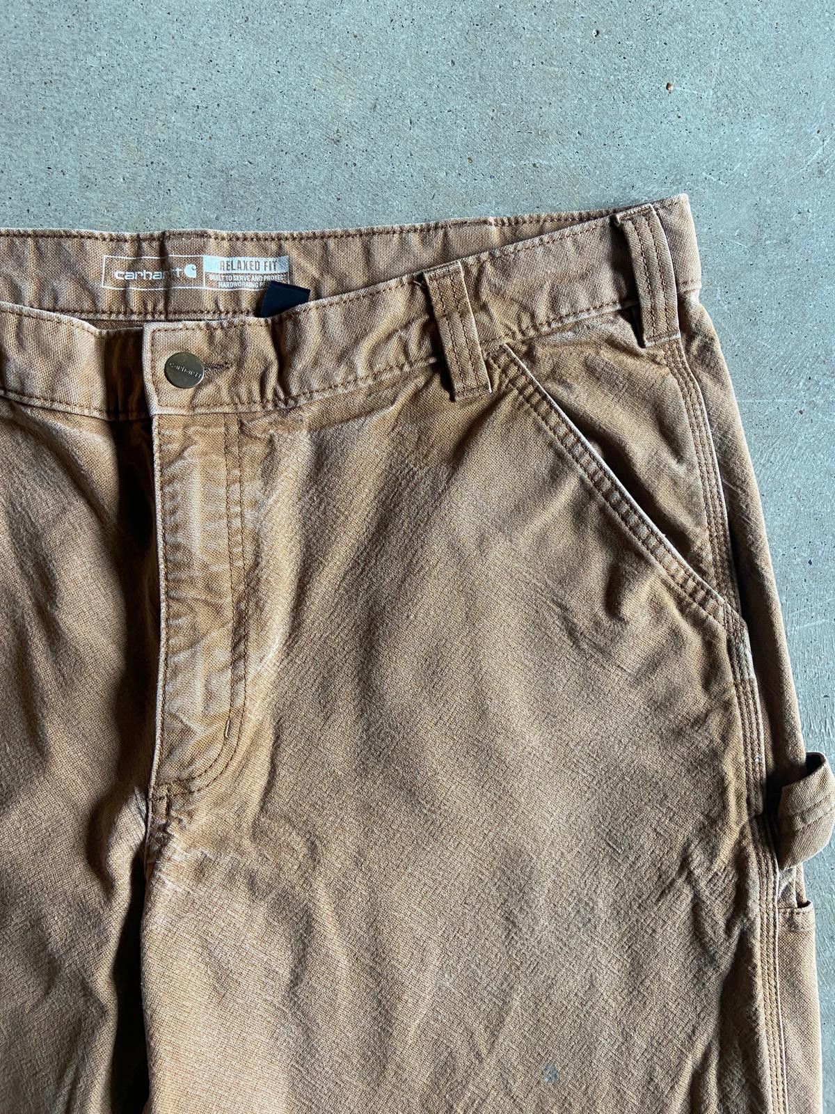 Carhartt Carhartt Relaxed Fit Carpenter Work Pants Sz 38x32 Size US 38 / EU 54 - 3 Thumbnail