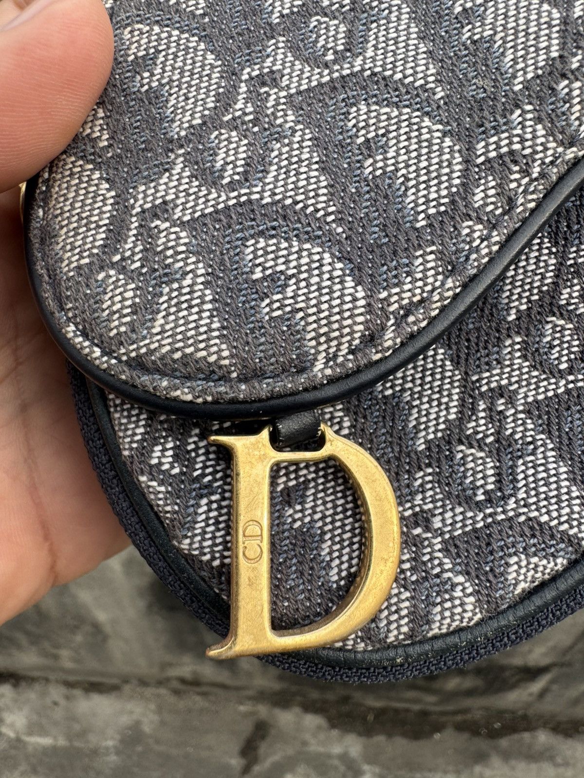 Christian Dior Monsieur 🔥 Christian Dior Diorissimo mini Saddle coin purse Size ONE SIZE - 3 Thumbnail