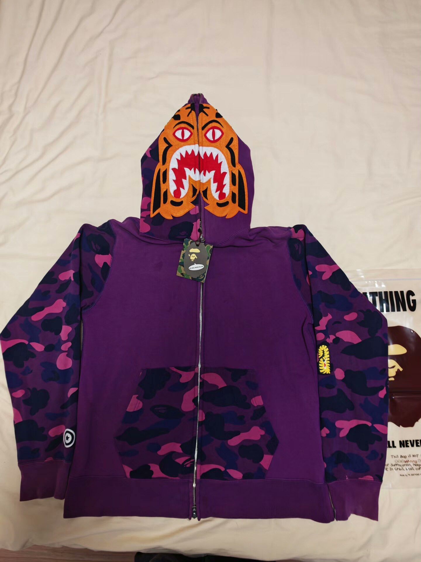 Bape Bape Purple Light Jacket XL Men Size US XL / EU 56 / 4 - 1 Thumbnail