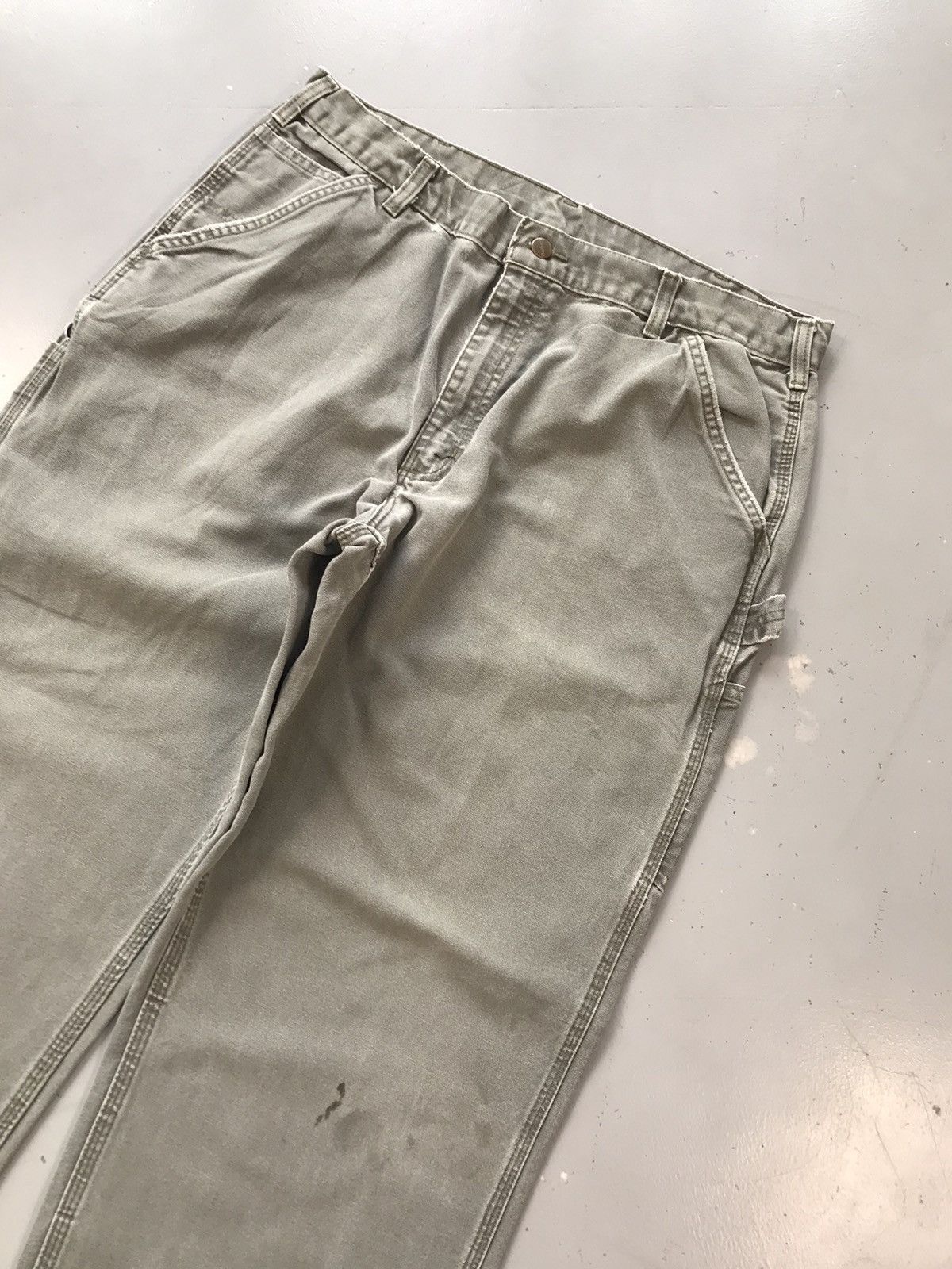Carhartt × Vintage Vintage moss green Carhartt B11 mos denim Size US 38 / EU 54 - 3 Thumbnail