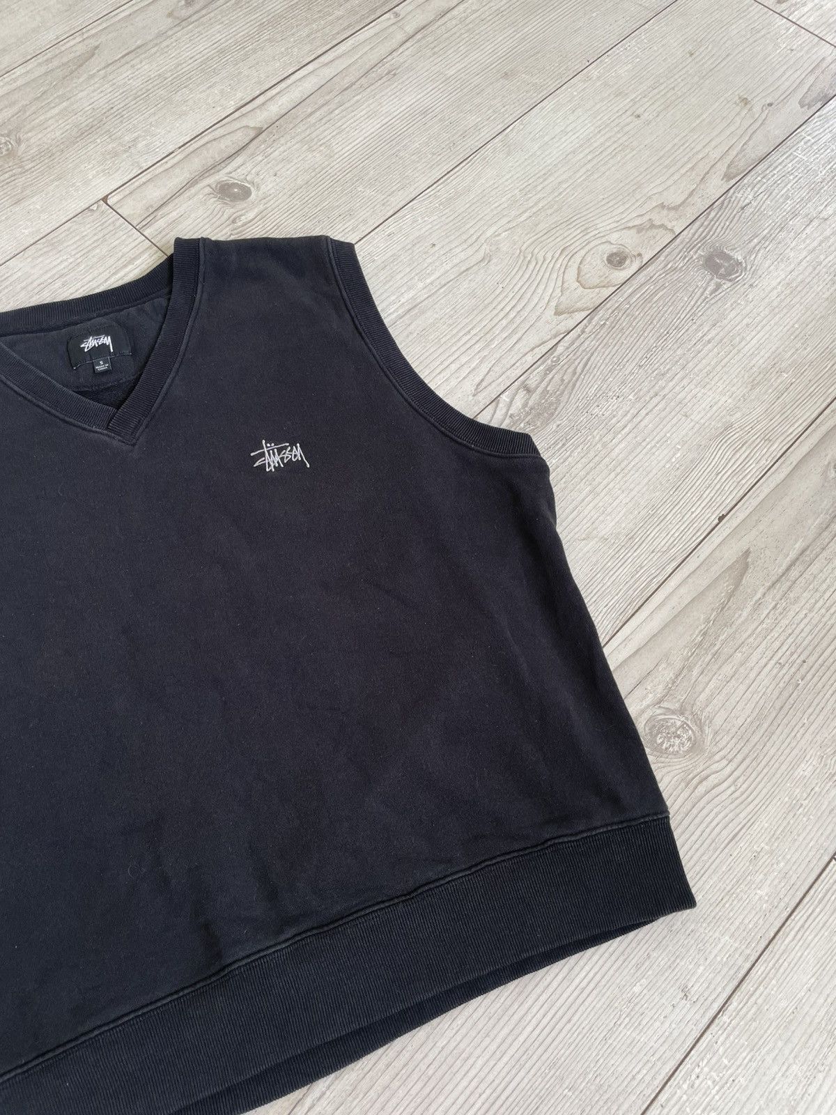 Stussy × Vintage Stussy Fleece Sweater Vest Size US S / EU 44-46 / 1 - 6 Thumbnail