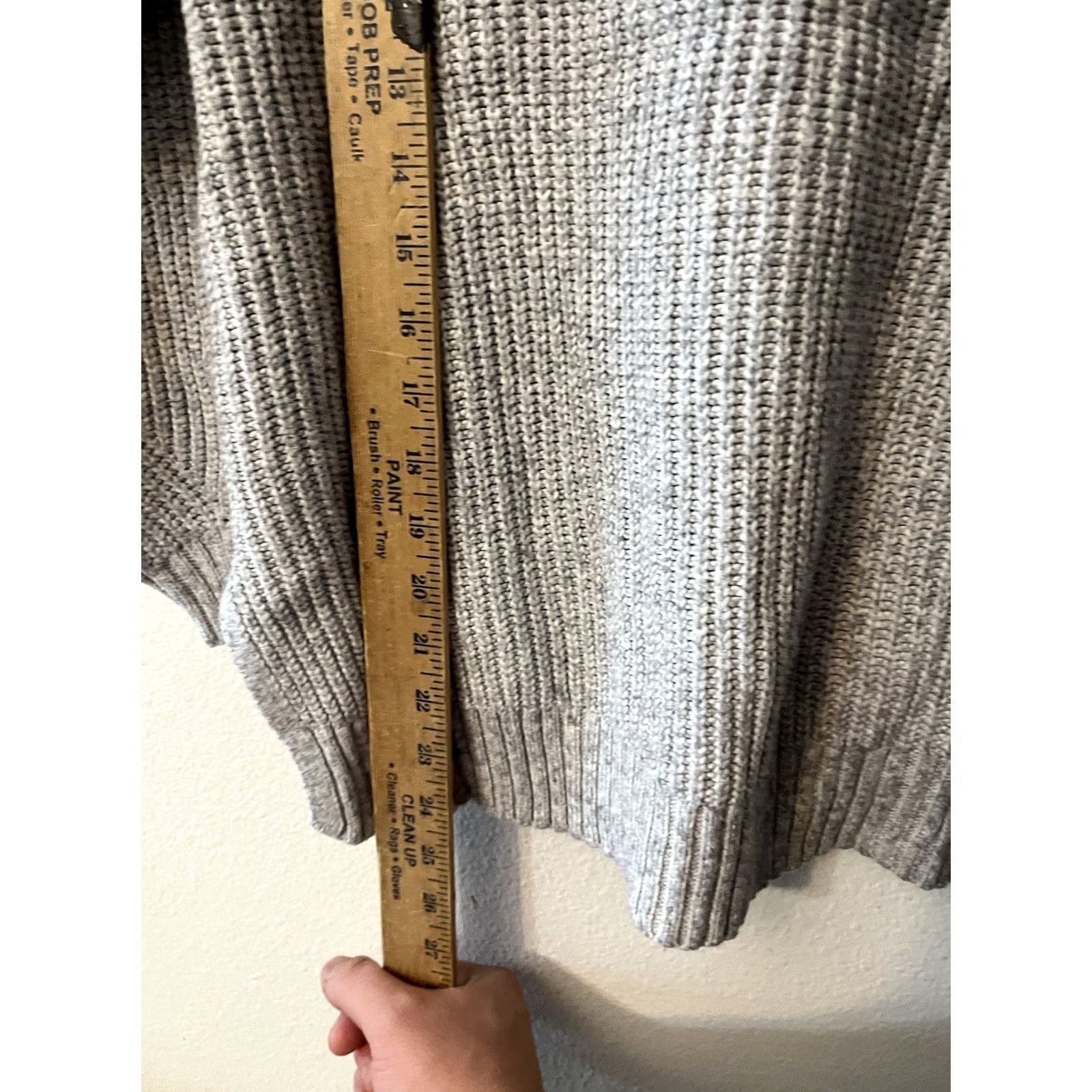 American Eagle Outfitters American Eagle Outfitters Small Gray Long Sleeve Sweatshirt Crew Women Cotton Blend Size S / US 4 / IT 40 - 4 Thumbnail