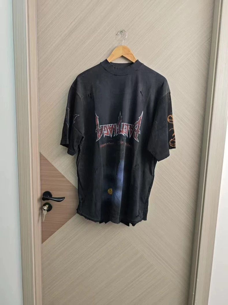 Balenciaga Balenciaga Iron tower flame short sleeve Size US M / EU 48-50 / 2 - 1 Thumbnail