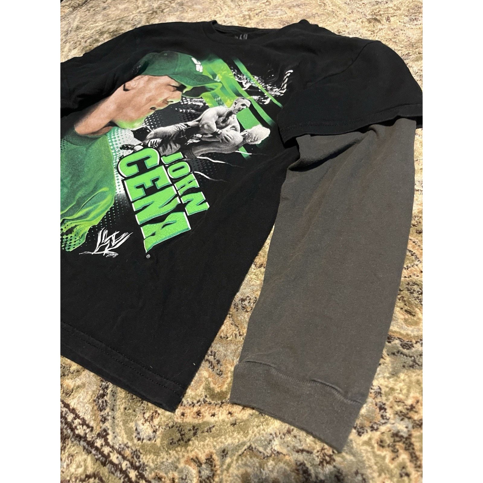 WWE John Cena WWE Youth Long Sleeve Shirt 14/16 Size US XXS / EU 40 - 2 Thumbnail