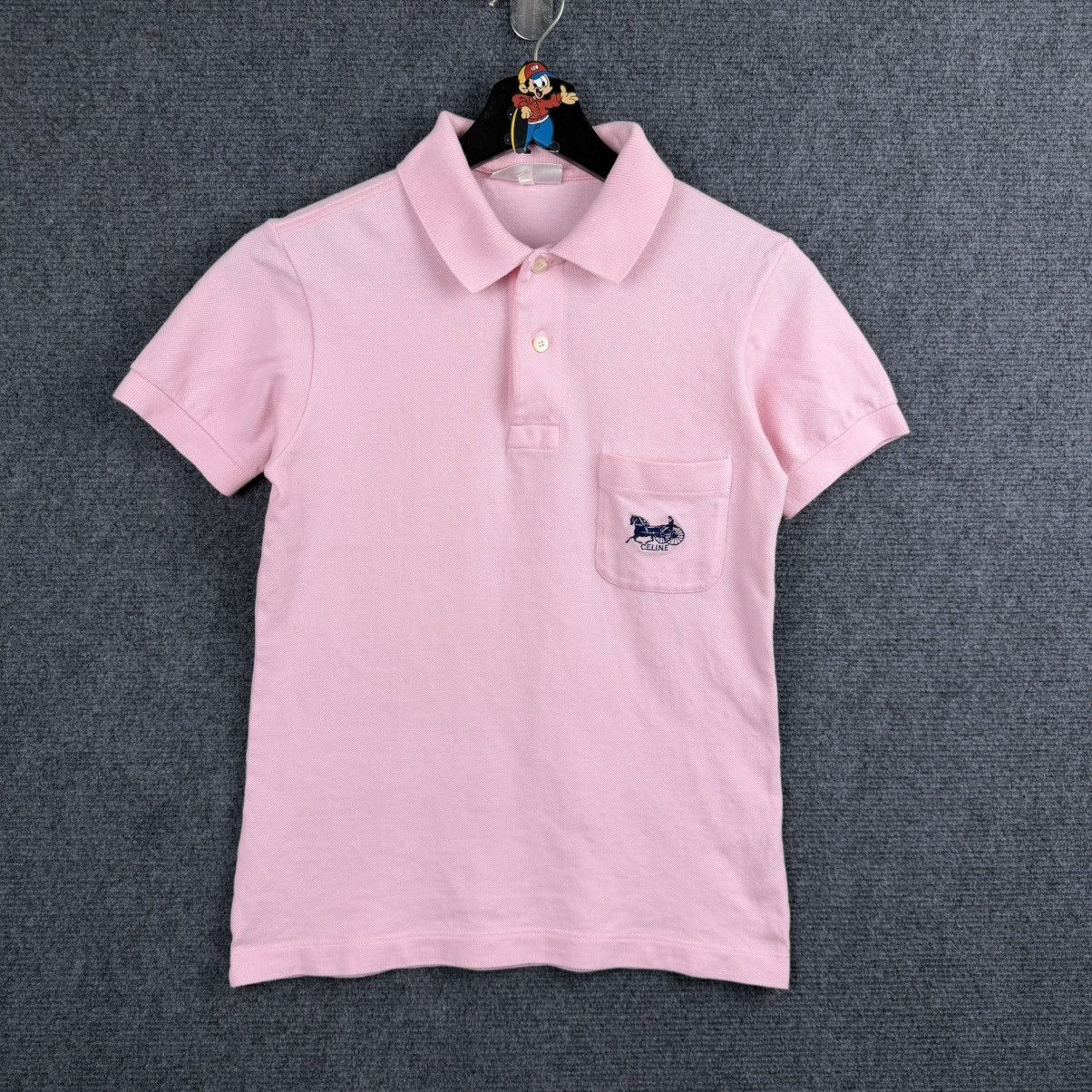 Celine Celine polo shirt featuring the brand's classic "Sulky" Size XS / US 0-2 / IT 36-38 - 1 Thumbnail