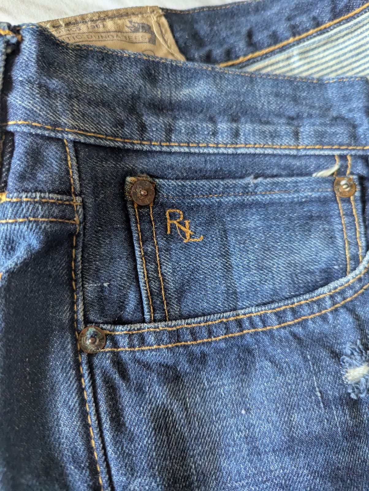 Other Polo by Ralph Lauren Vintage Jeans Size US 36 / EU 52 - 6 Thumbnail