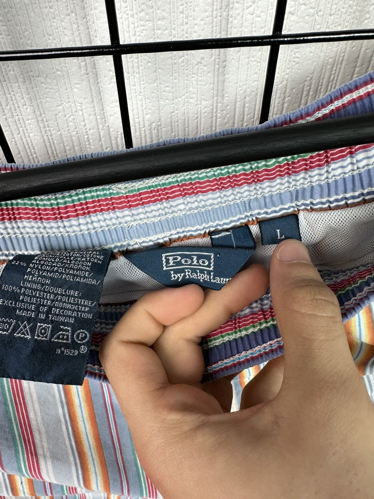 Polo Ralph Lauren × Vintage Vintage Y2K Polo Ralph Lauren Swim Shorts Men L multicolour Size US 34 / EU 50 - 9 Thumbnail