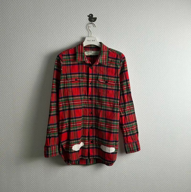 Off-White Off-White Red Cotton Blend Men's Shirt 0089 Size US XS / EU 42 / 0 - 1 Thumbnail