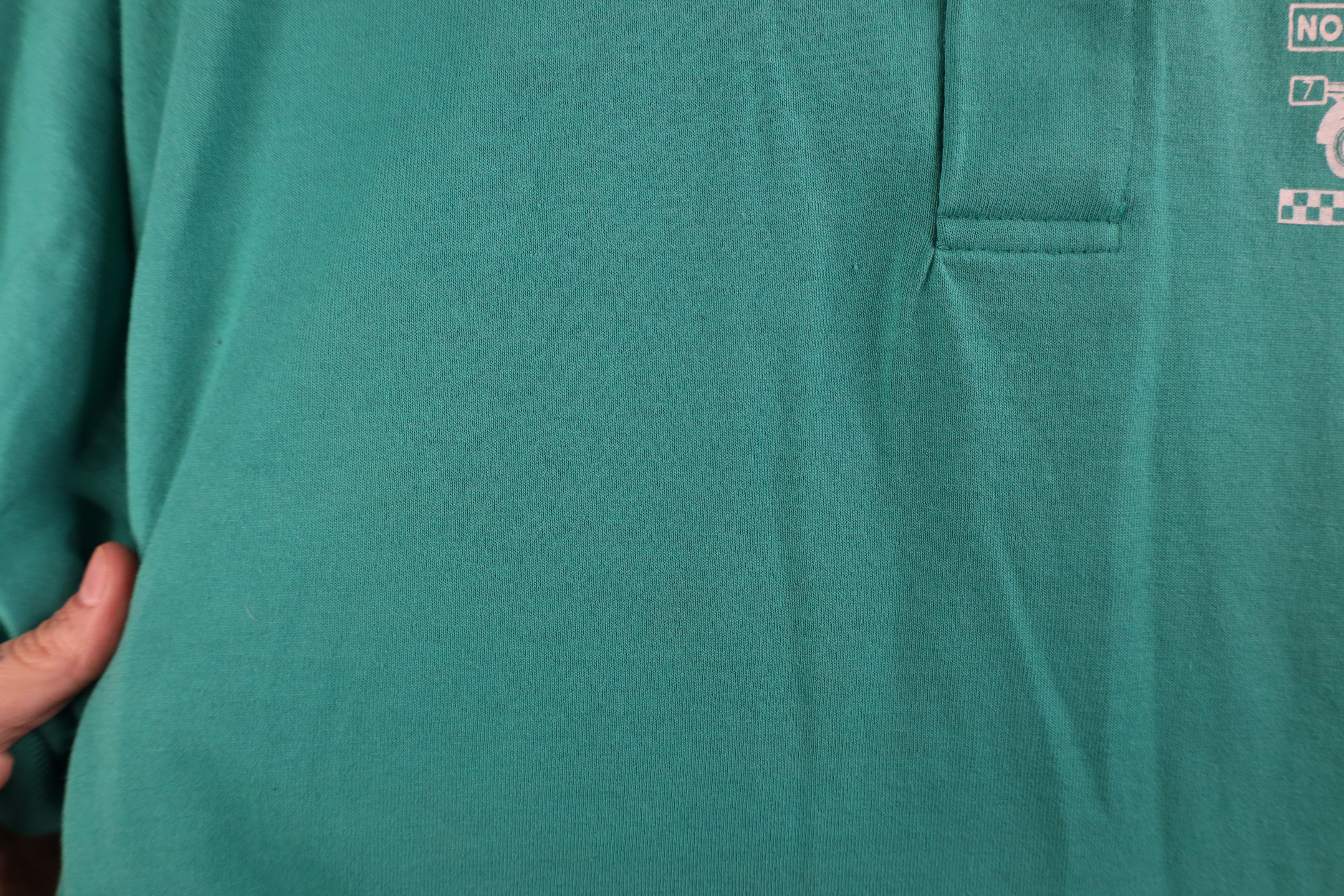 Vintage Vintage 90s Performance Slot Car Raceway Polo Shirt Teal USA Size US XL / EU 56 / 4 - 8 Thumbnail