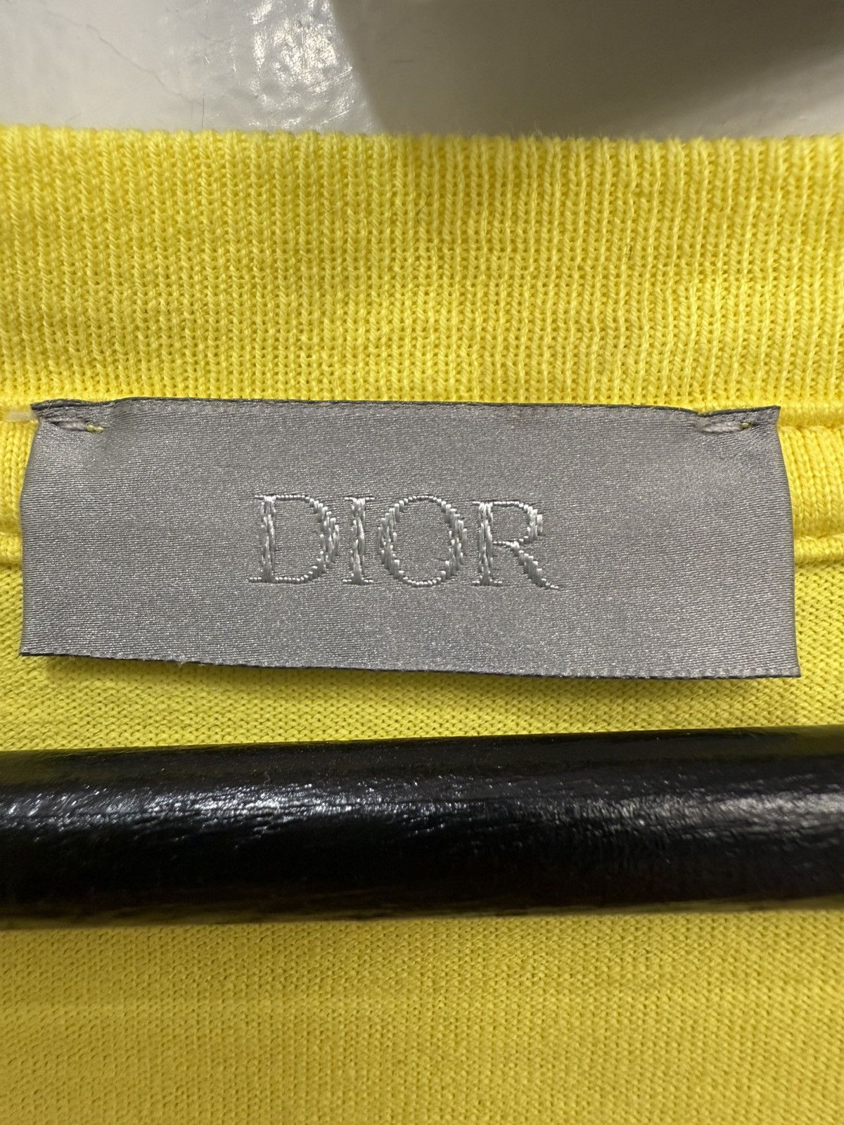 Dior Dior Yellow T-Shirt Size US XL / EU 56 / 4 - 7 Thumbnail
