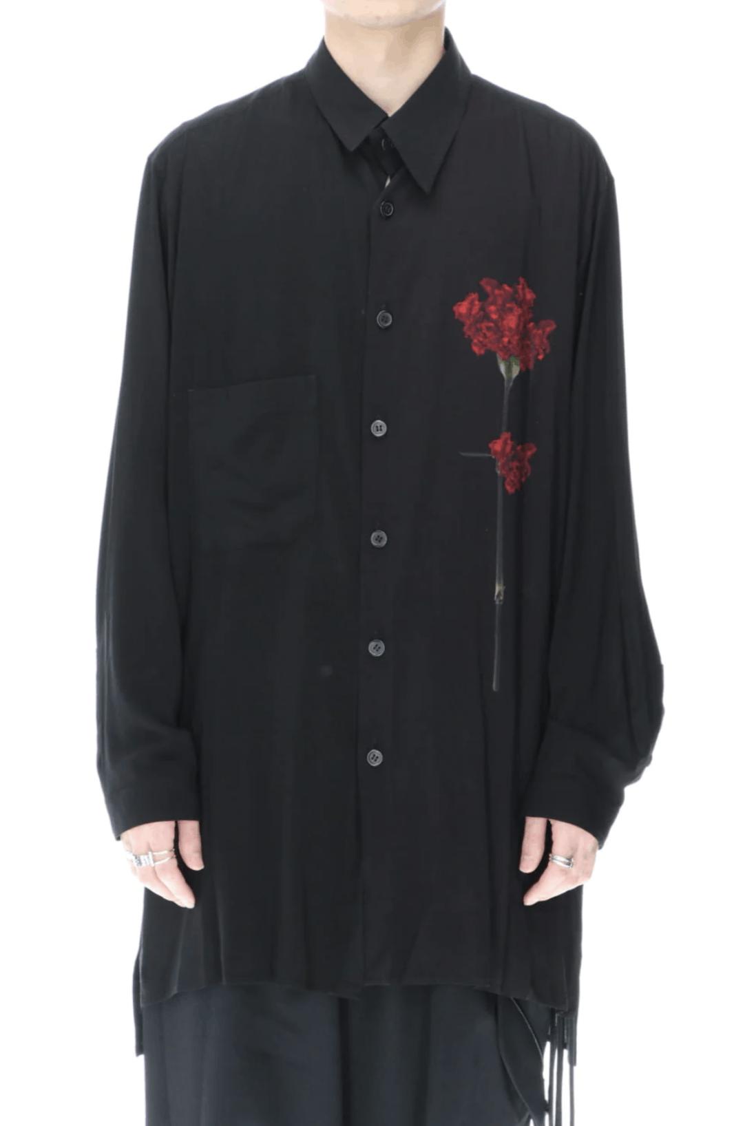 Yohji Yamamoto 23SS Asymmetry Shirt B Yohji Yamamoto - Rayon One