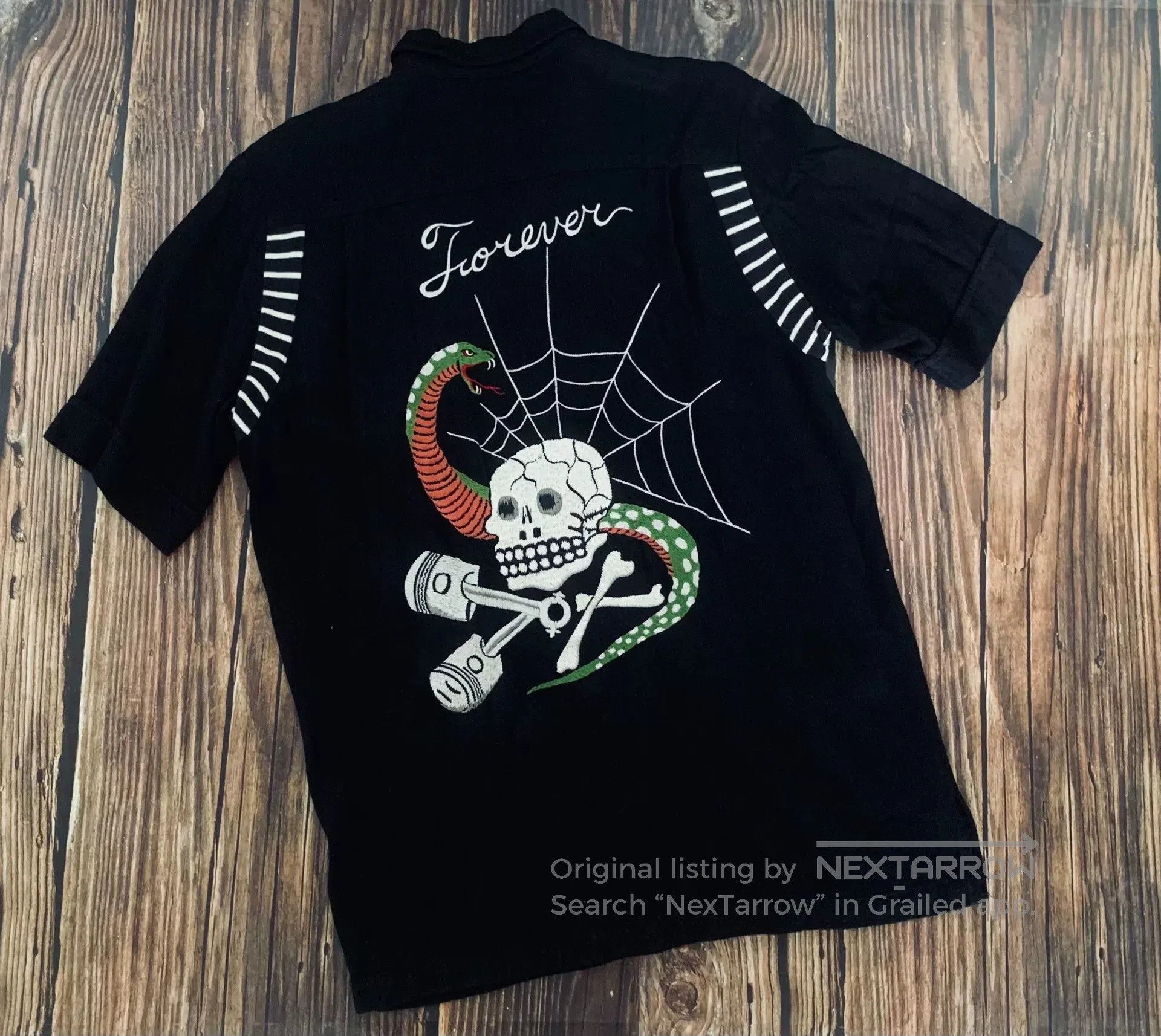 WEST RIDE Westride Embroidered Bowling Shirt. Size US M / EU 48-50 / 2 - 2 Thumbnail
