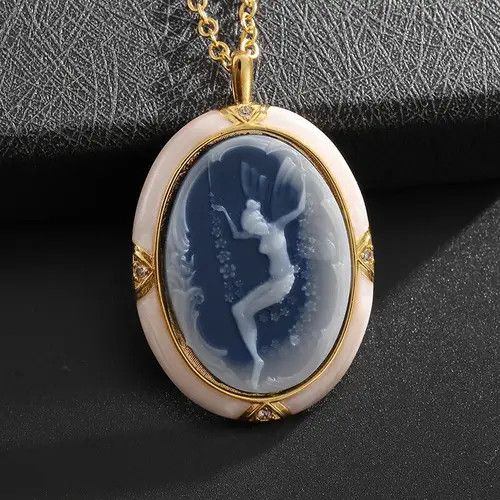 Vintage Round Mother Of Pearl Necklace Size ONE SIZE - 1 Thumbnail