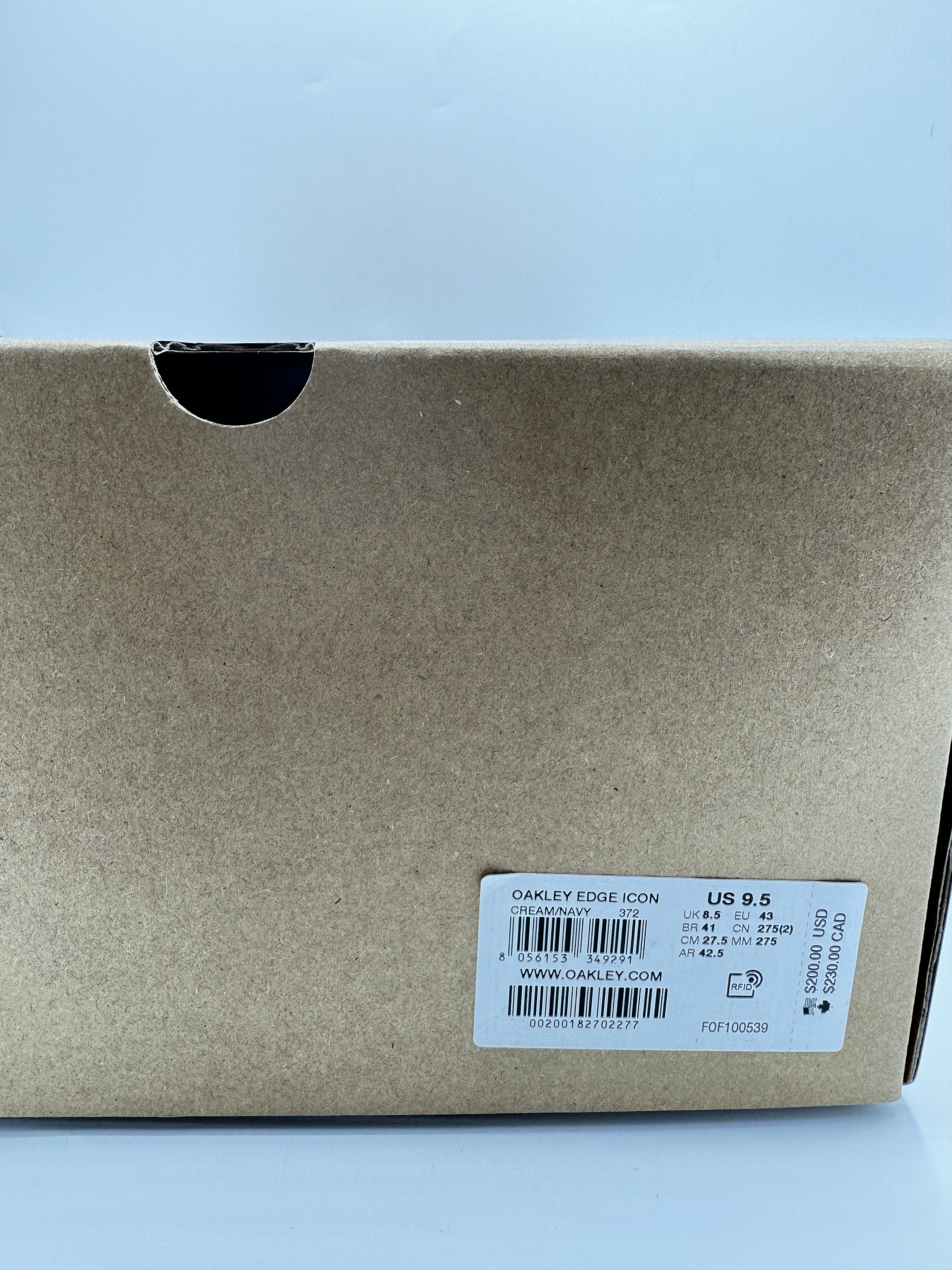 Oakley Oakley Edge Icon Slip Cream Navy Size US 9.5 / EU 42-43 - 5 Thumbnail