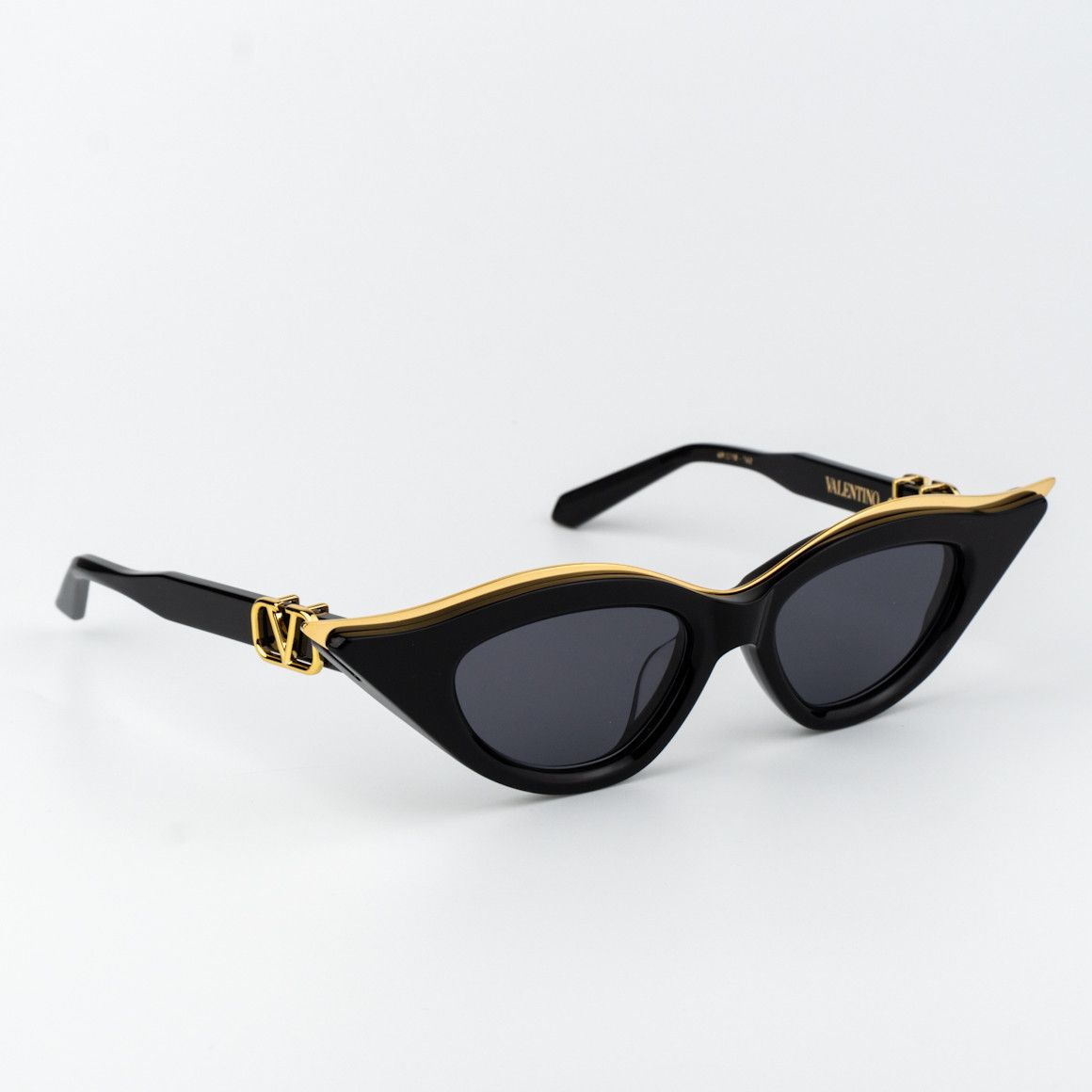 Valentino Valentino Sunglasses Black Grey V-GOLDCUT - II VLS-114A 49 Size ONE SIZE - 8 Thumbnail