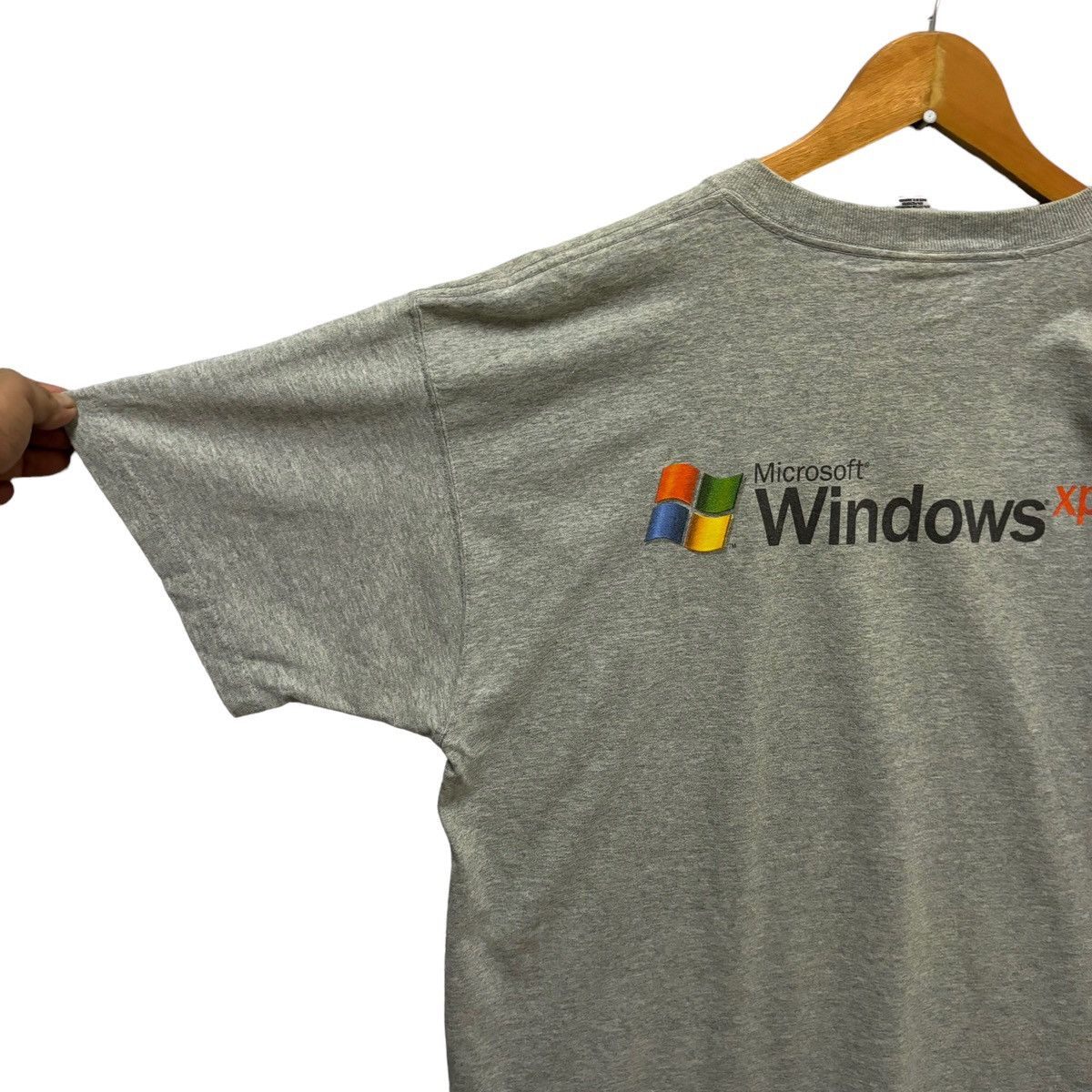 Fruit Of The Loom × Microsoft × Vintage Vintage Microsoft Windows Xp Promo Tshirt Size US L / EU 52-54 / 3 - 8 Thumbnail