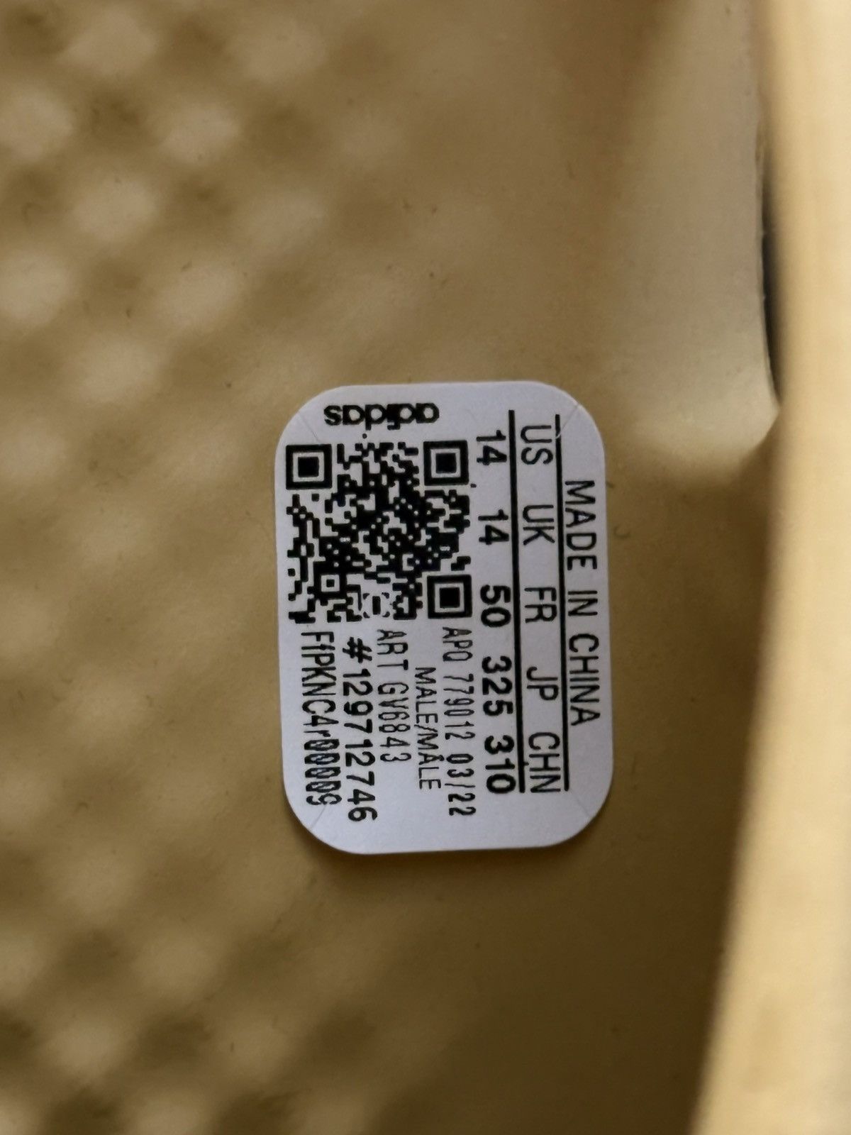 Adidas × Yeezy adidas Yeezy Foam RNR Desert Sand Size US 14 / EU 47 - 5 Thumbnail