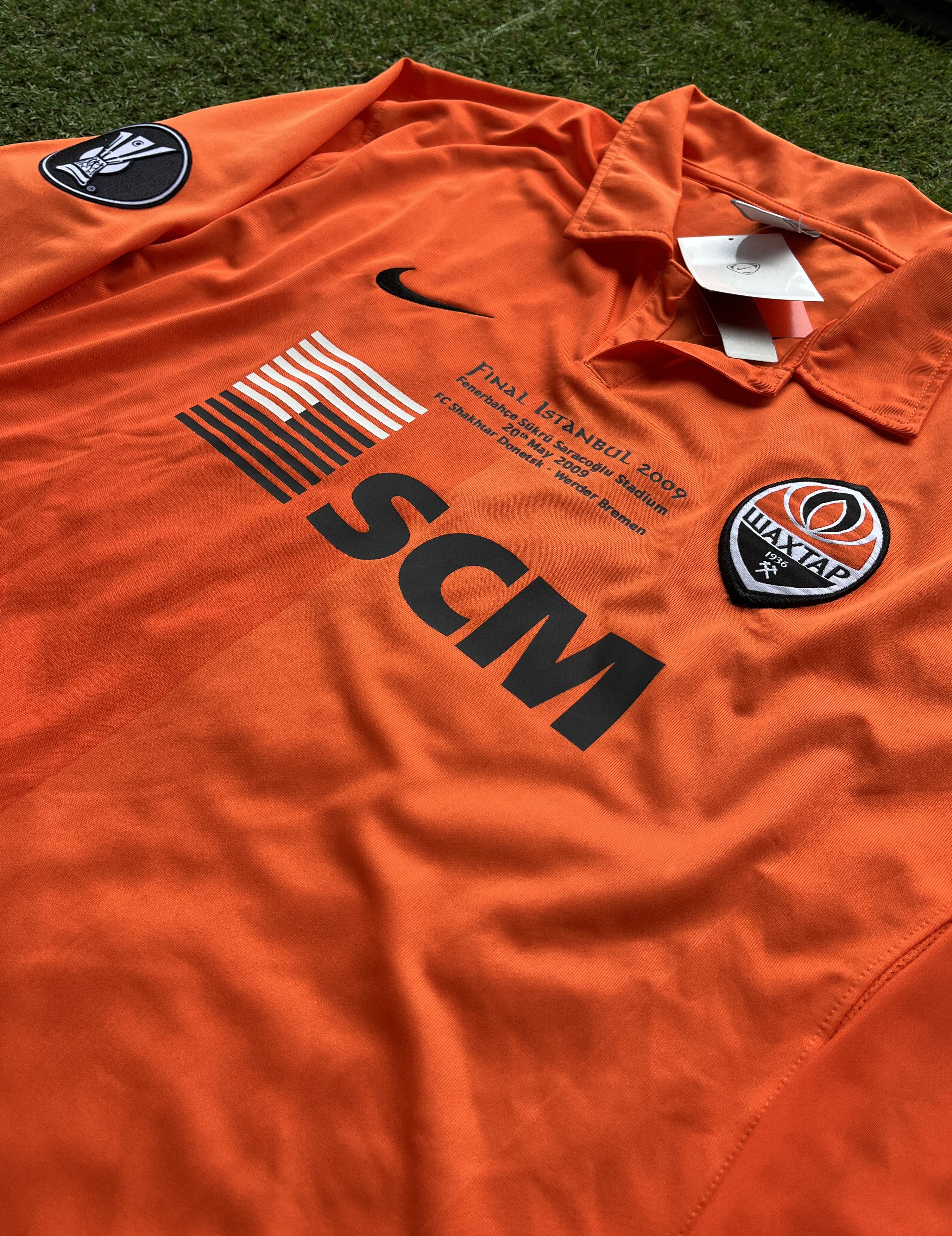 Nike Match Prepared Shakhtar Donetsk jersey UEFA Cup Final 2009 Size US XL / EU 56 / 4 - 9 Thumbnail