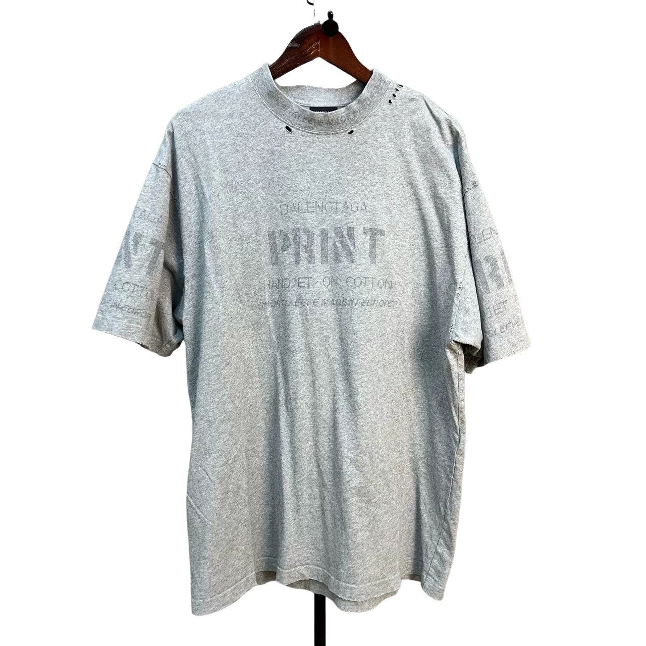 Balenciaga Balenciaga Print Logo T-Shirt Size M Size US M / EU 48-50 / 2 - 1 Thumbnail