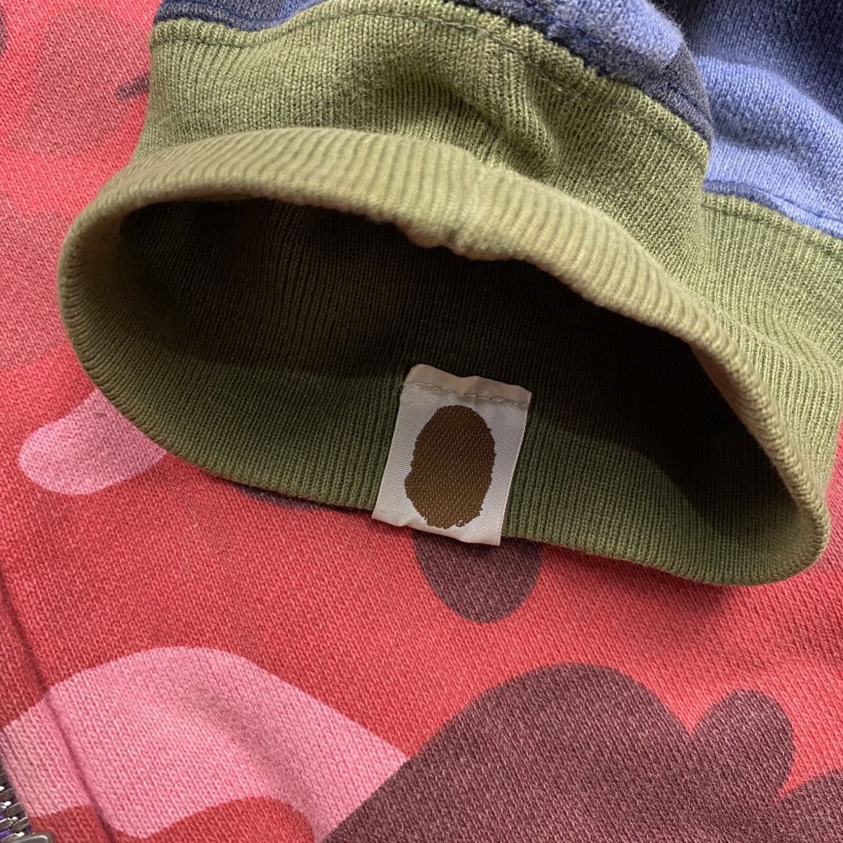 Bape Bape candy camouflage multi color full zip hoodie Size US L / EU 52-54 / 3 - 8 Thumbnail
