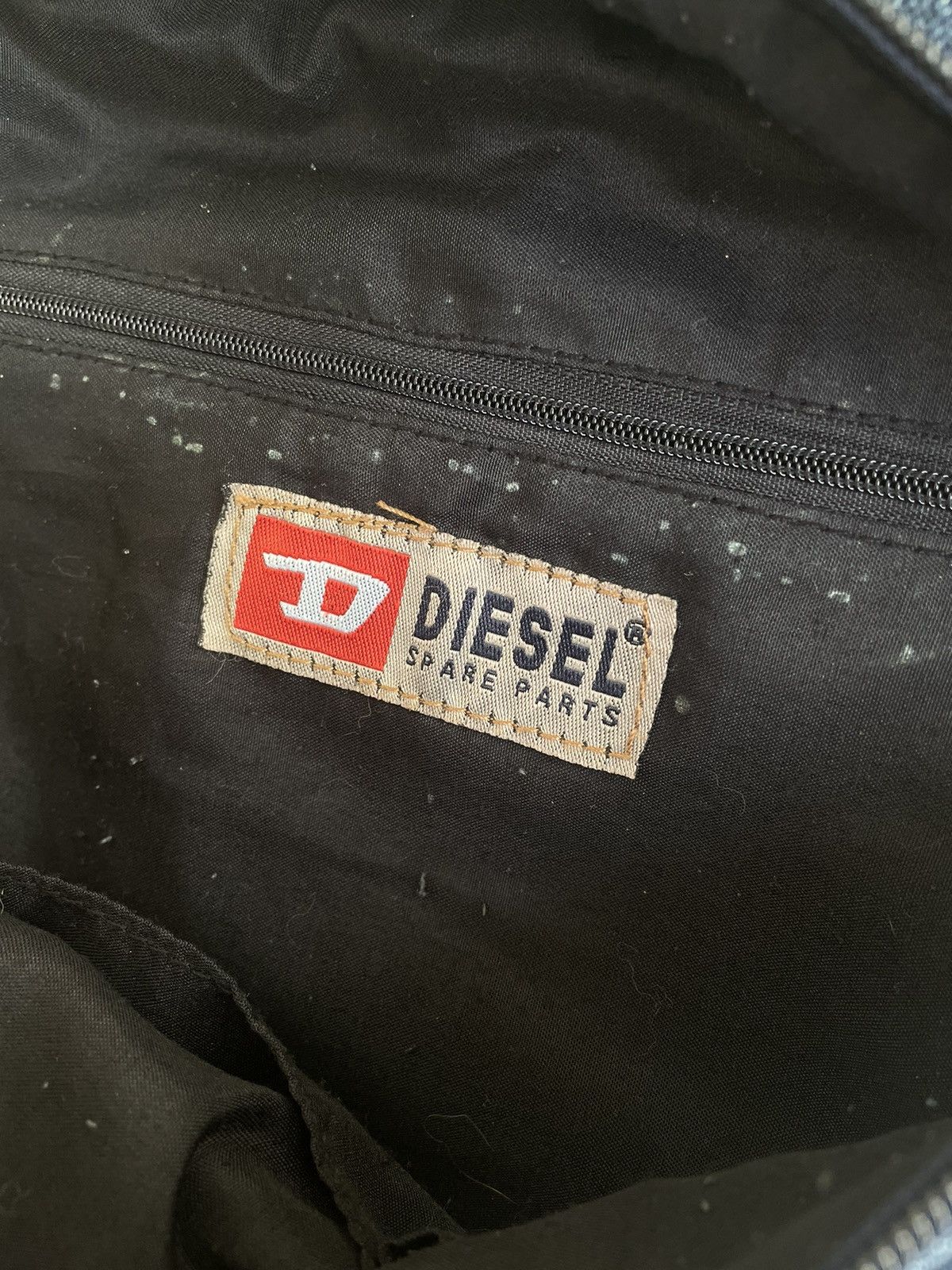 Diesel Vintage Diesel distressed denim embroidered sashiko tote bag Size ONE SIZE - 8 Thumbnail