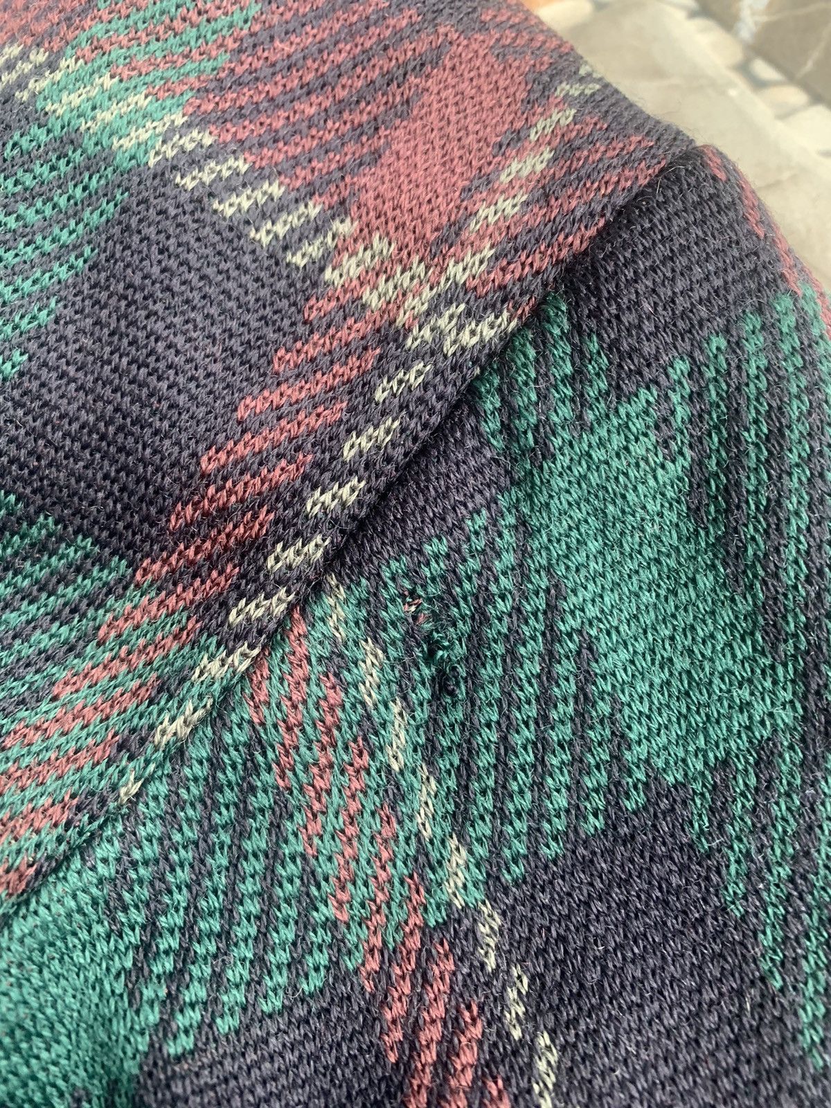 Vintage × Yves Saint Laurent Vintage Yves Saint Laurent Wool Tartan Plaid Jacket Size US L / EU 52-54 / 3 - 14 Thumbnail