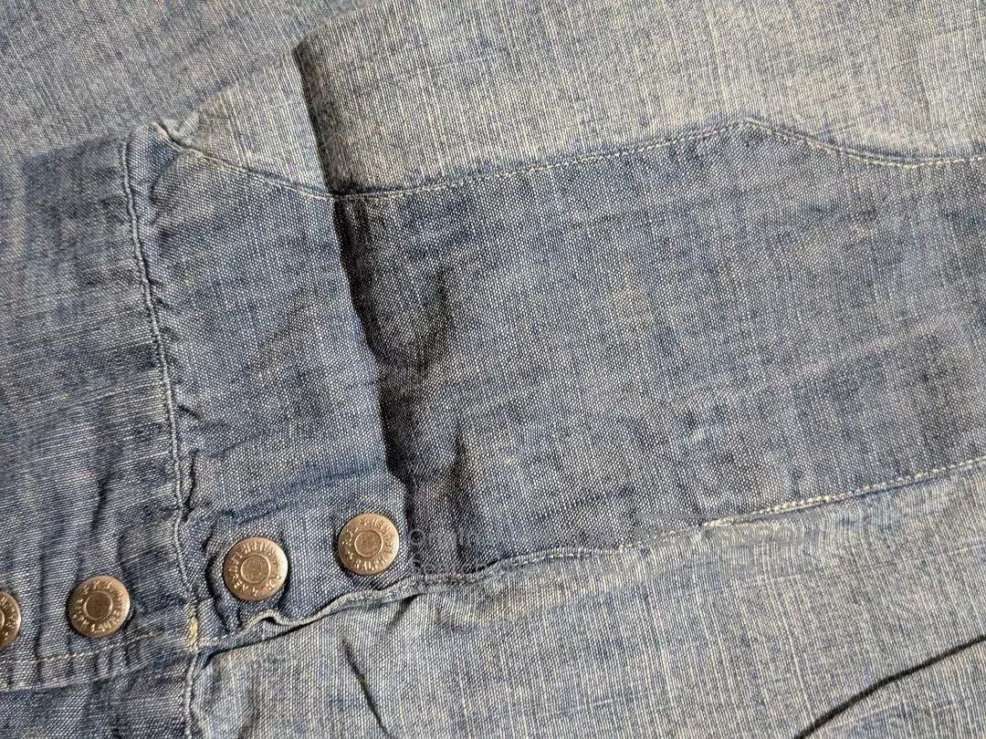 RRL Ralph Lauren RRL Double RL Vintage Western Denim Shirt. Size US XL / EU 56 / 4 - 5 Thumbnail