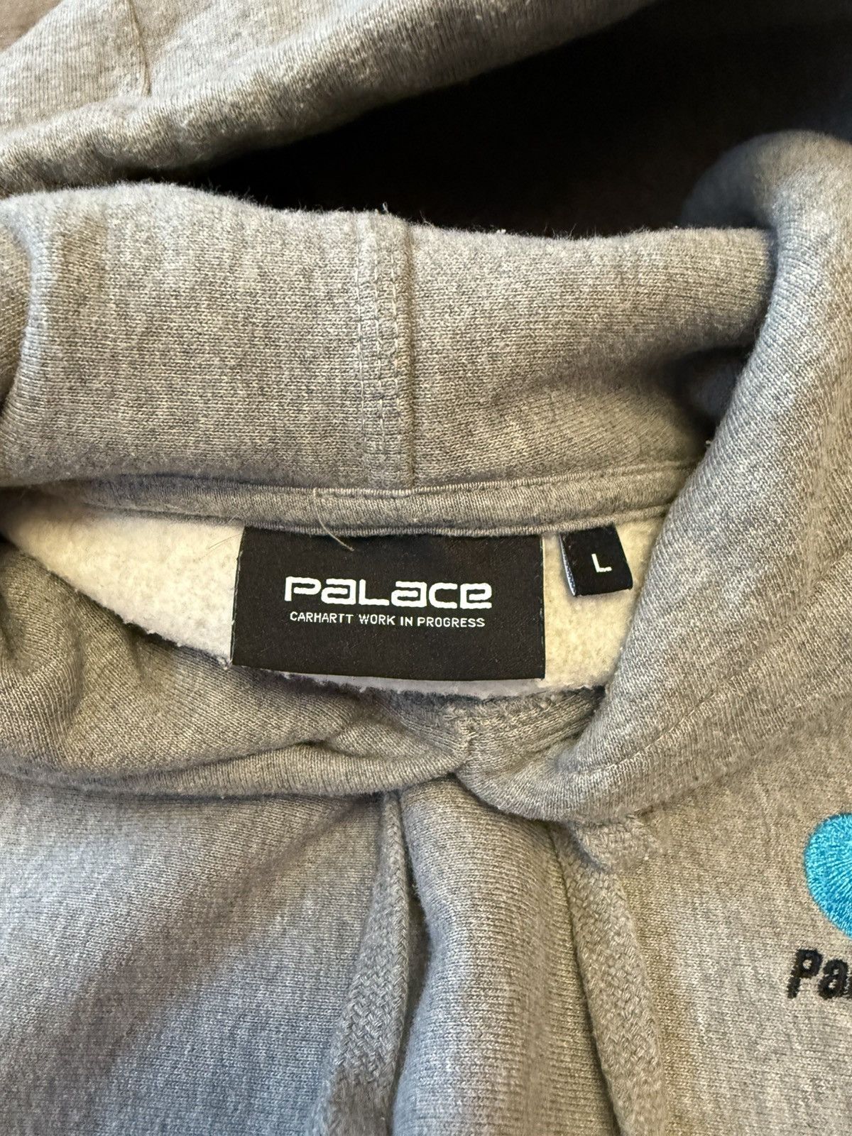 Carhartt × Palace Palace x Carhartt WIP Hoodie Grey Size US L / EU 52-54 / 3 - 4 Thumbnail