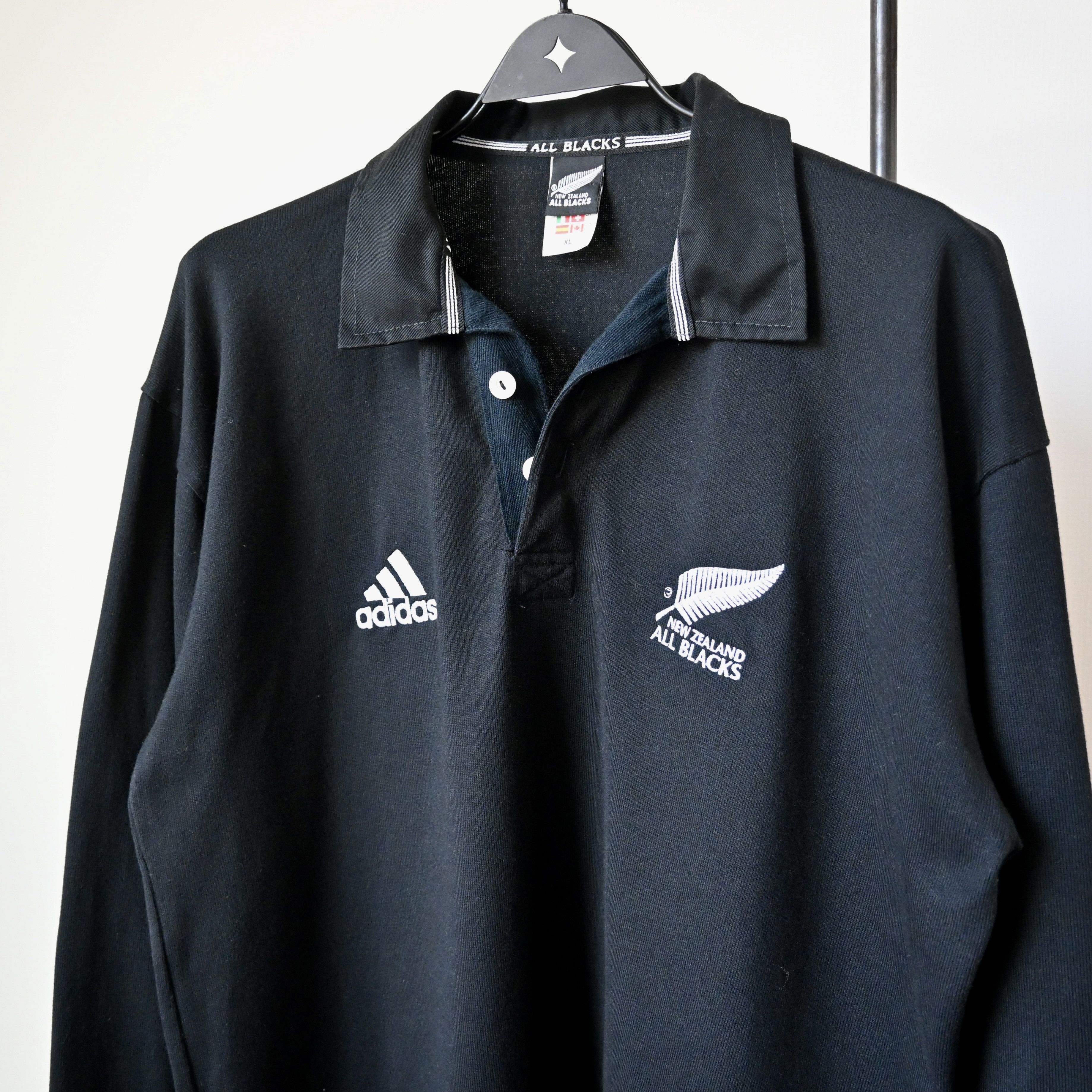 All Blacks Excellent, VTG 2000/2001 adidas x all blacks rugby shirt Size US XL / EU 56 / 4 - 5 Thumbnail