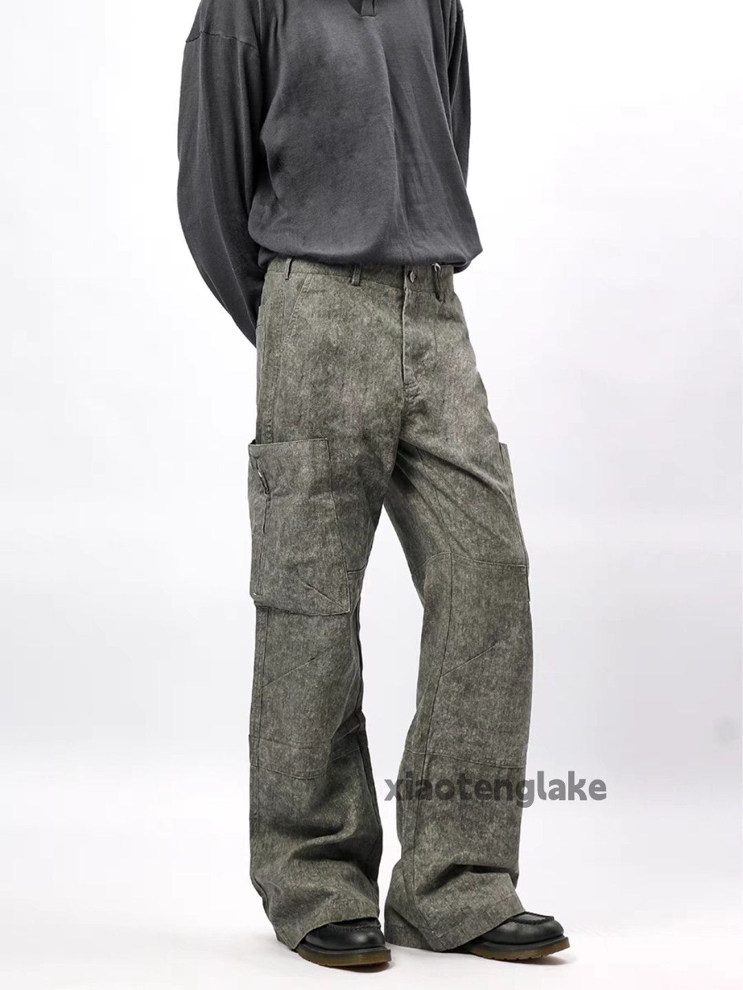 Designer × Japanese Brand × Vintage Utility military outdoor tactical bootcut flared cargo pants Size US 32 / EU 48 - 4 Thumbnail
