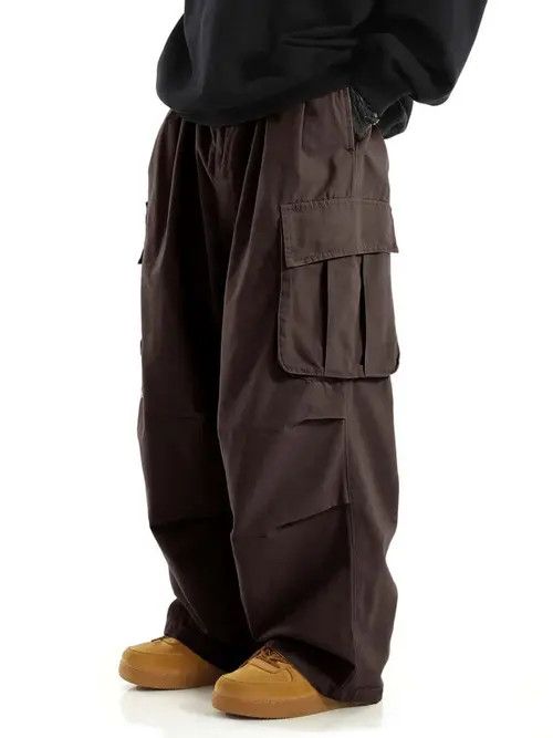Other Brown Parachute Multi-Pocket Sweatpants Gorpcore Cargo Size US 34 / EU 50 - 3 Thumbnail