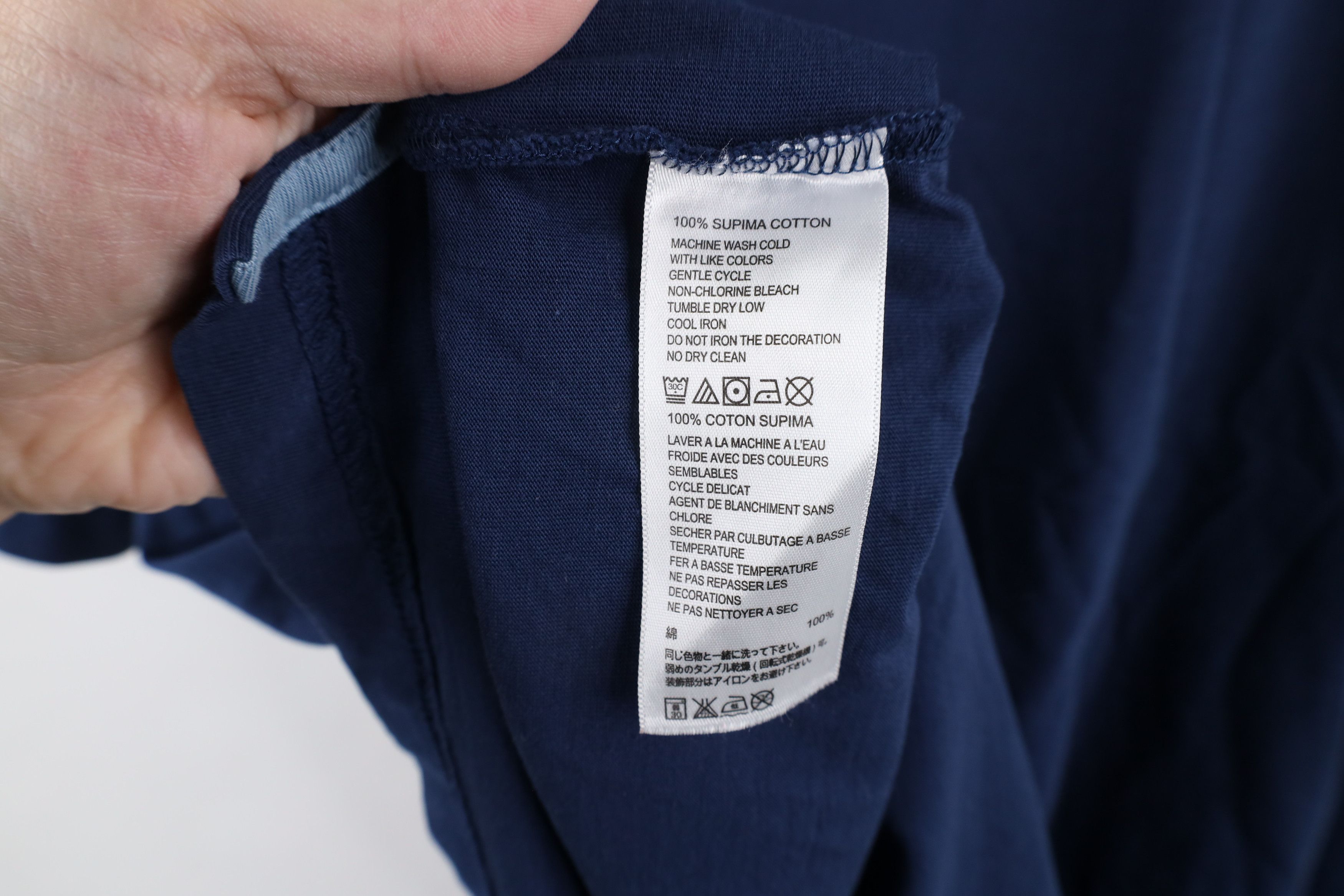 Tommy Bahama × Vintage Tommy Bahama Relax Supima Cotton V-Neck T-Shirt Navy Blue Size US XL / EU 56 / 4 - 9 Thumbnail