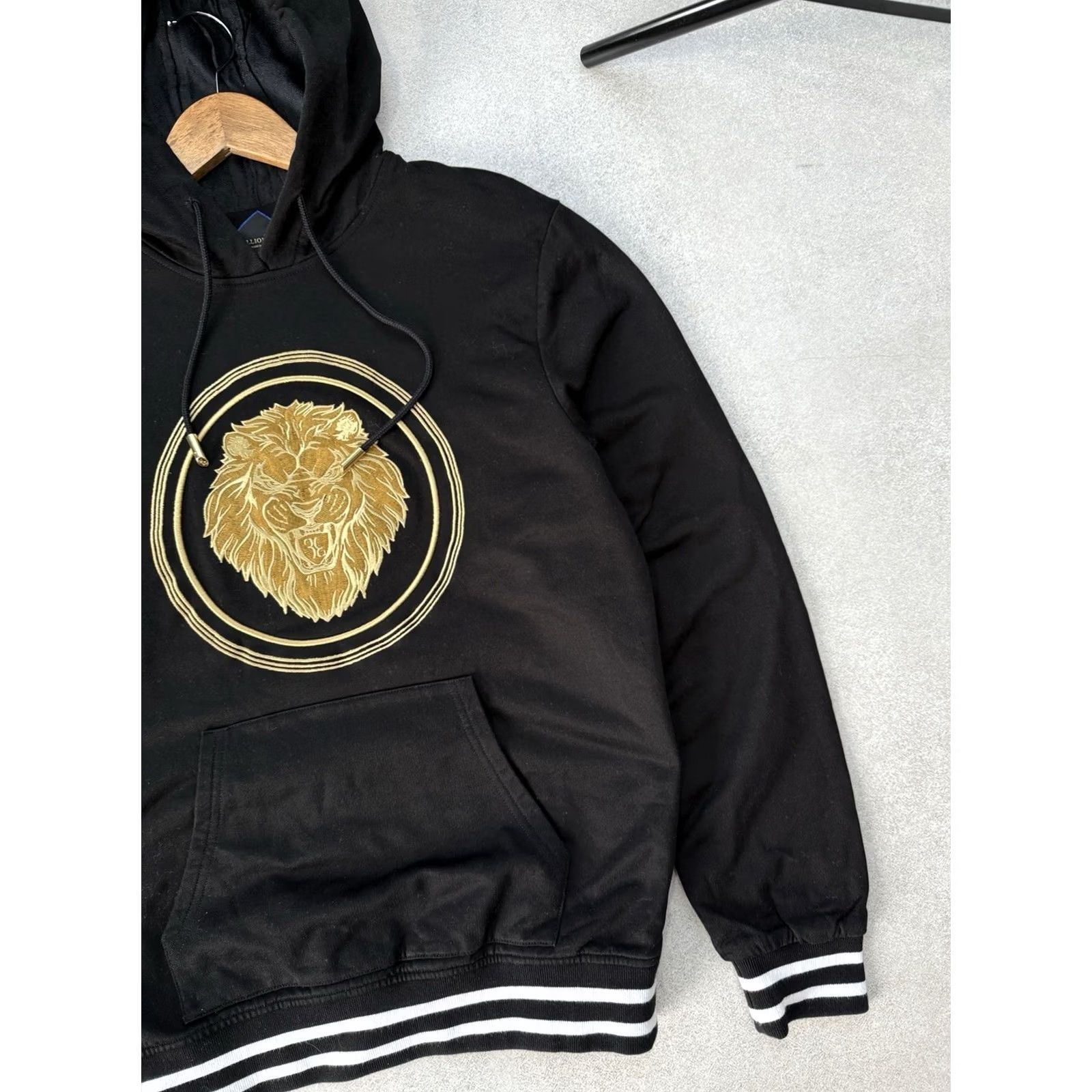Vintage Billionaire Couture Hoodie Men’s Sweatshirt Slim Fit Made In Italy Black L Logo Zip Up Knit Cotton Shirt? Size US L / EU 52-54 / 3 - 5 Thumbnail