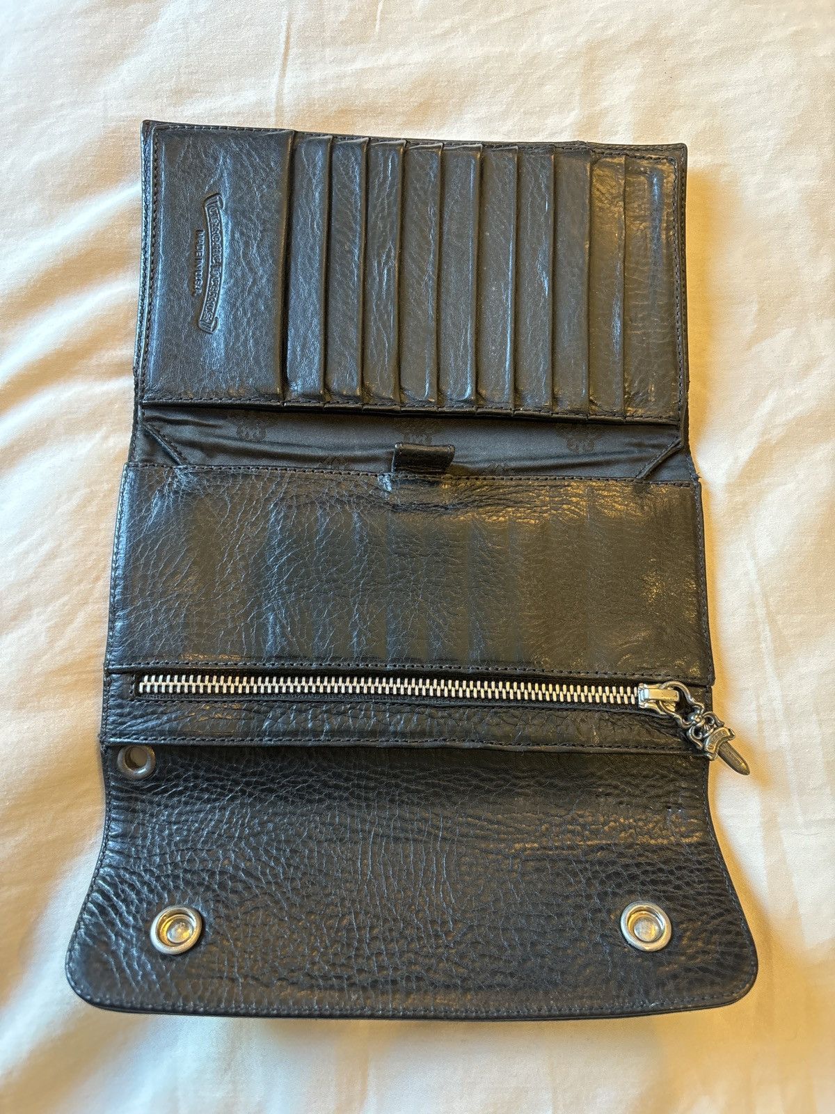 Chrome Hearts Chrome Hearts Filigree Wave Wallet Two Dagger Zips Size ONE SIZE - 8 Thumbnail