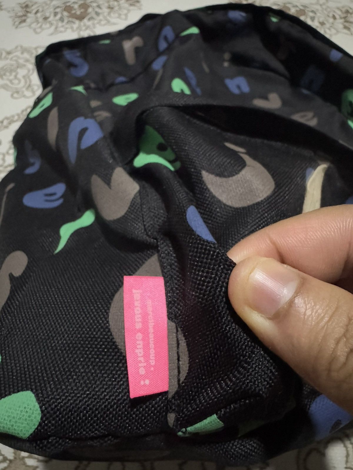 Issey Miyake × Japanese Brand × mercibeaucoup Issey Miyake Designer Mercibeaucoup Alphabet OVP Backpack Size ONE SIZE - 6 Thumbnail