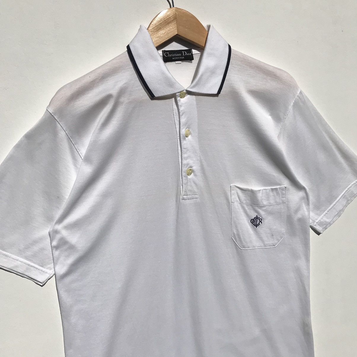 Christian Dior Monsieur × Vintage Vintage Christian Dior Monsieur Polo Tee Christian Dior Size US S / EU 44-46 / 1 - 4 Thumbnail