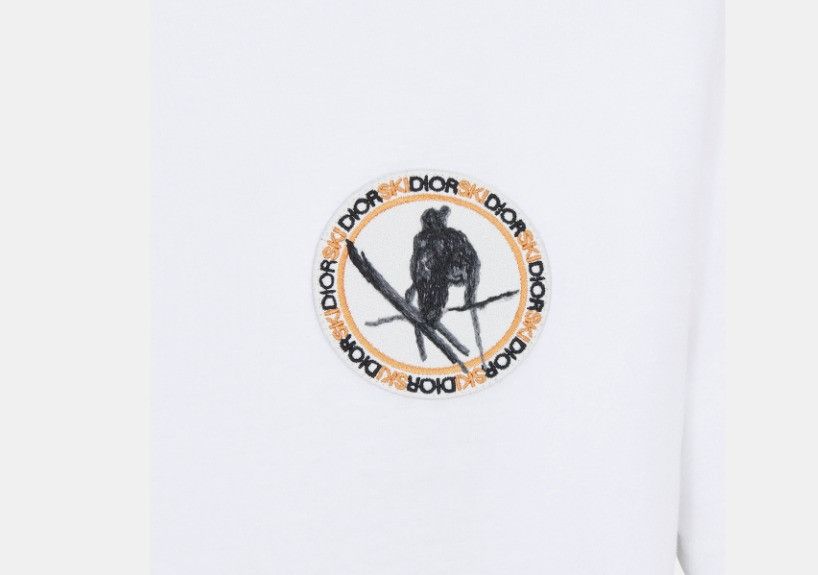 Dior o1w1db11224 Relaxed Fit T-Shirt in White Size US M / EU 48-50 / 2 - 3 Thumbnail
