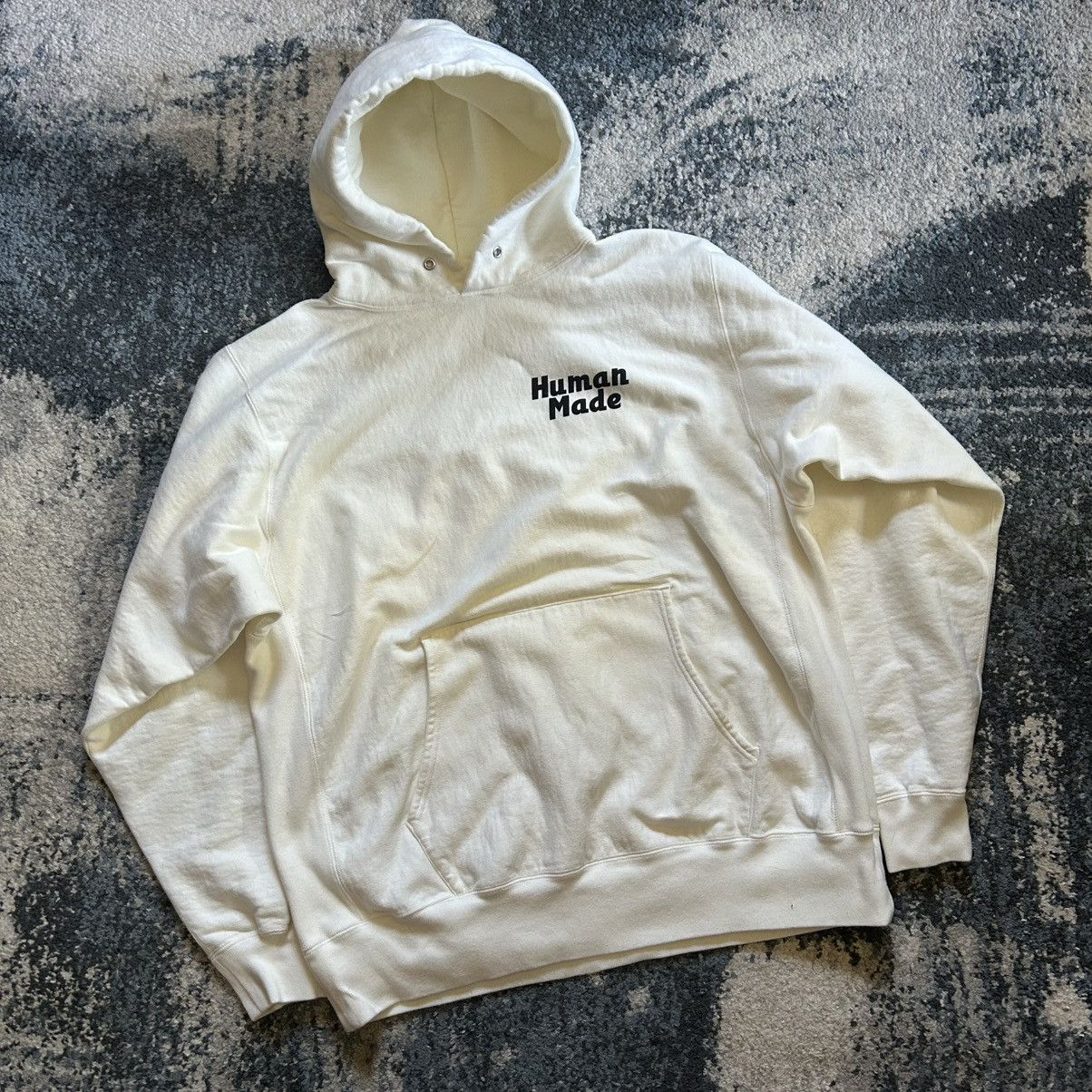A$AP Rocky × Human Made HUMAN TESTiNG ASAP ROCKY NiGO HEAVYWEiGHT FLEECE HOODiE ÉCRU Size US XXL / EU 58 / 5 - 15 Thumbnail